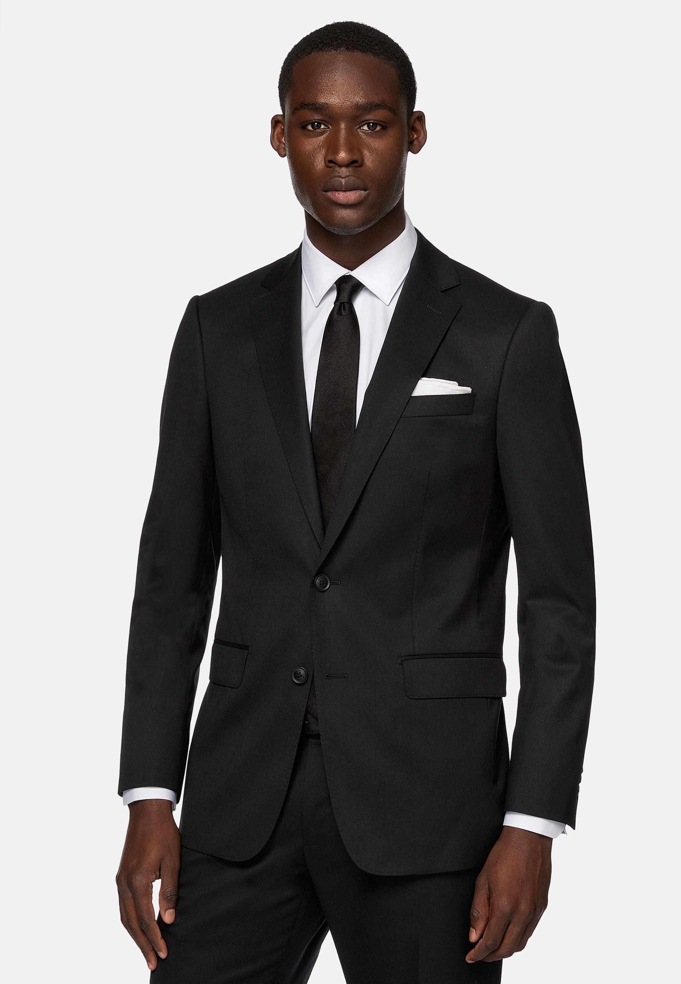 BLAC Stretch Wool Knit Jacket, 3901_BLAC, medium