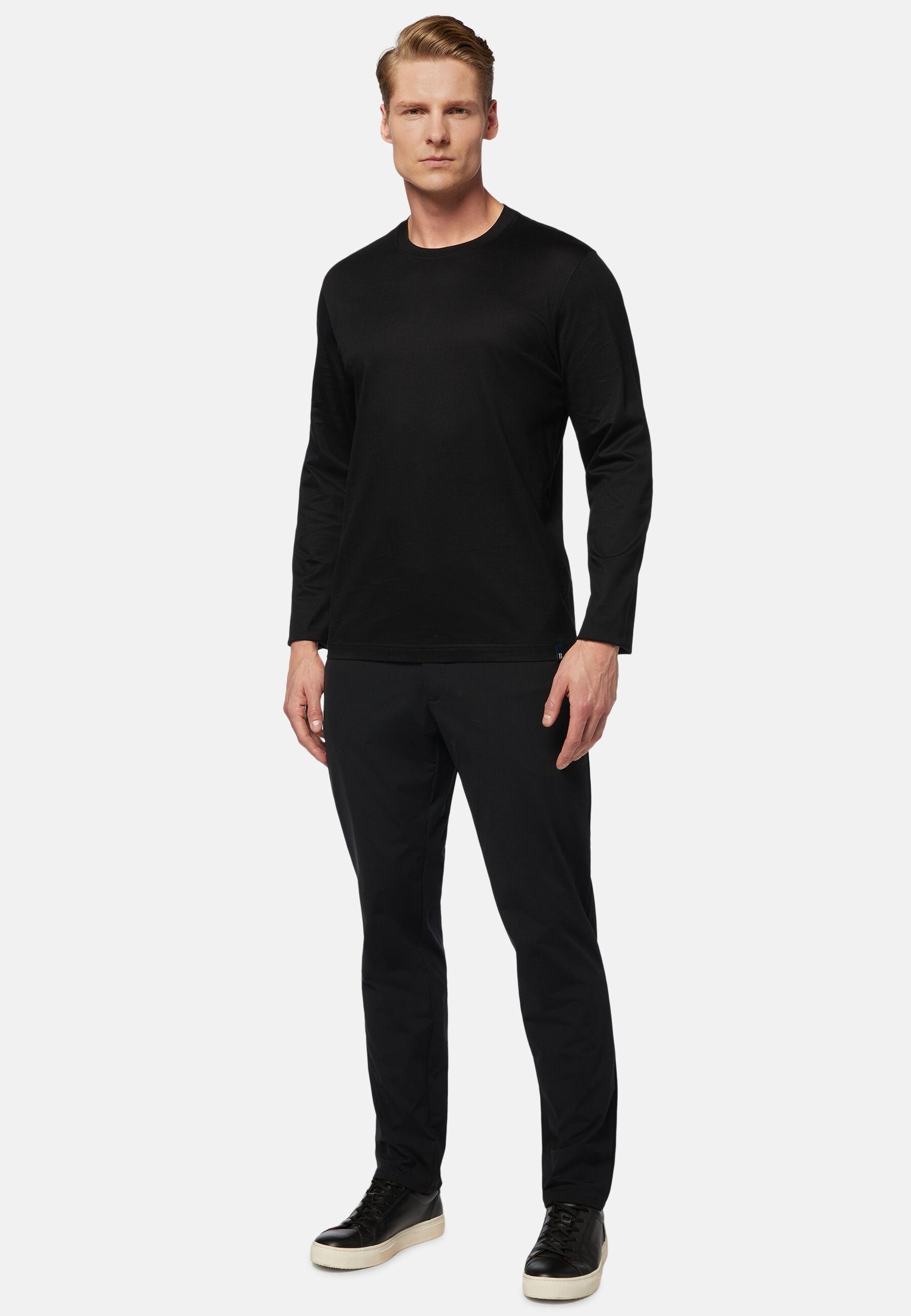 Btech Stretch Nylon Trousers Black, Black, large image number 3