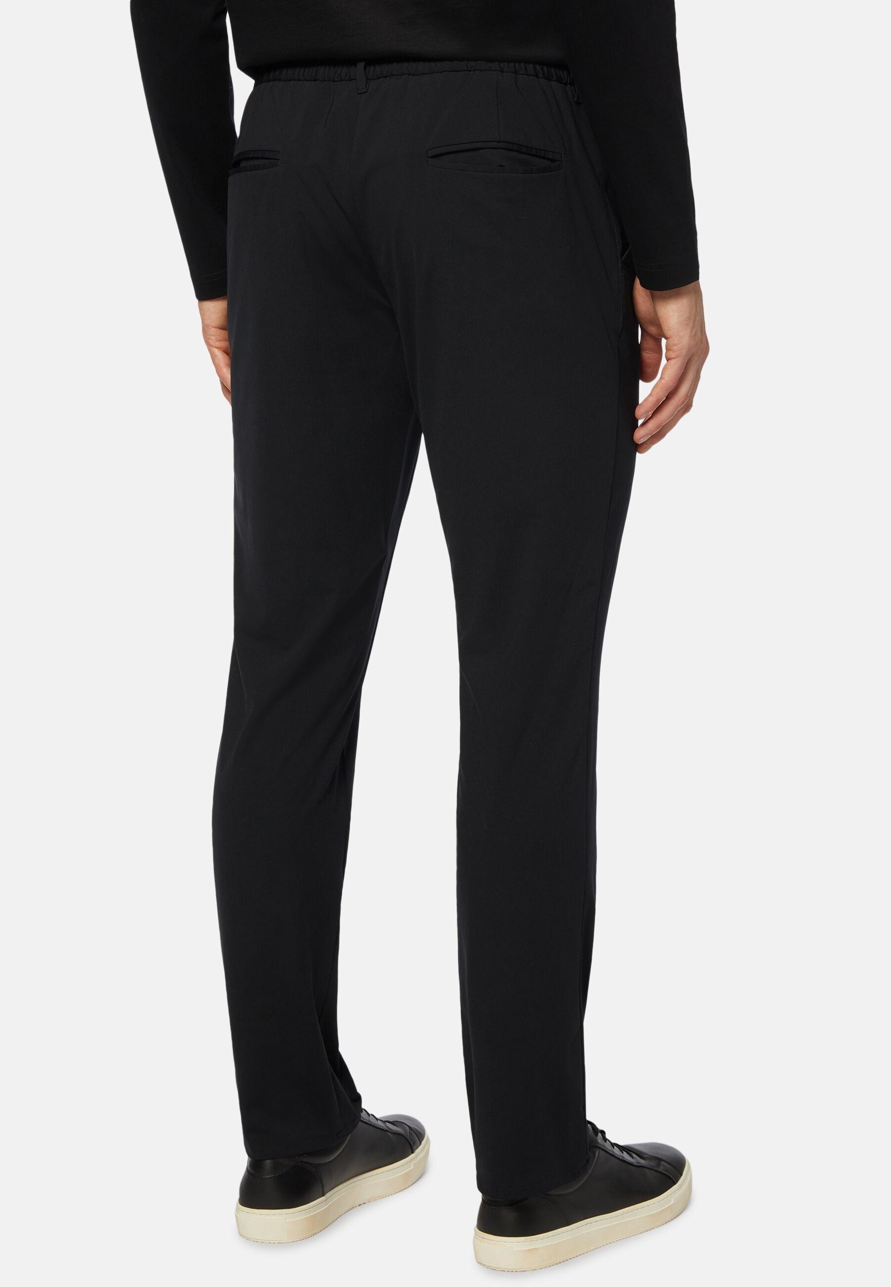 Btech Stretch Nylon Trousers Black, Black, large image number 4