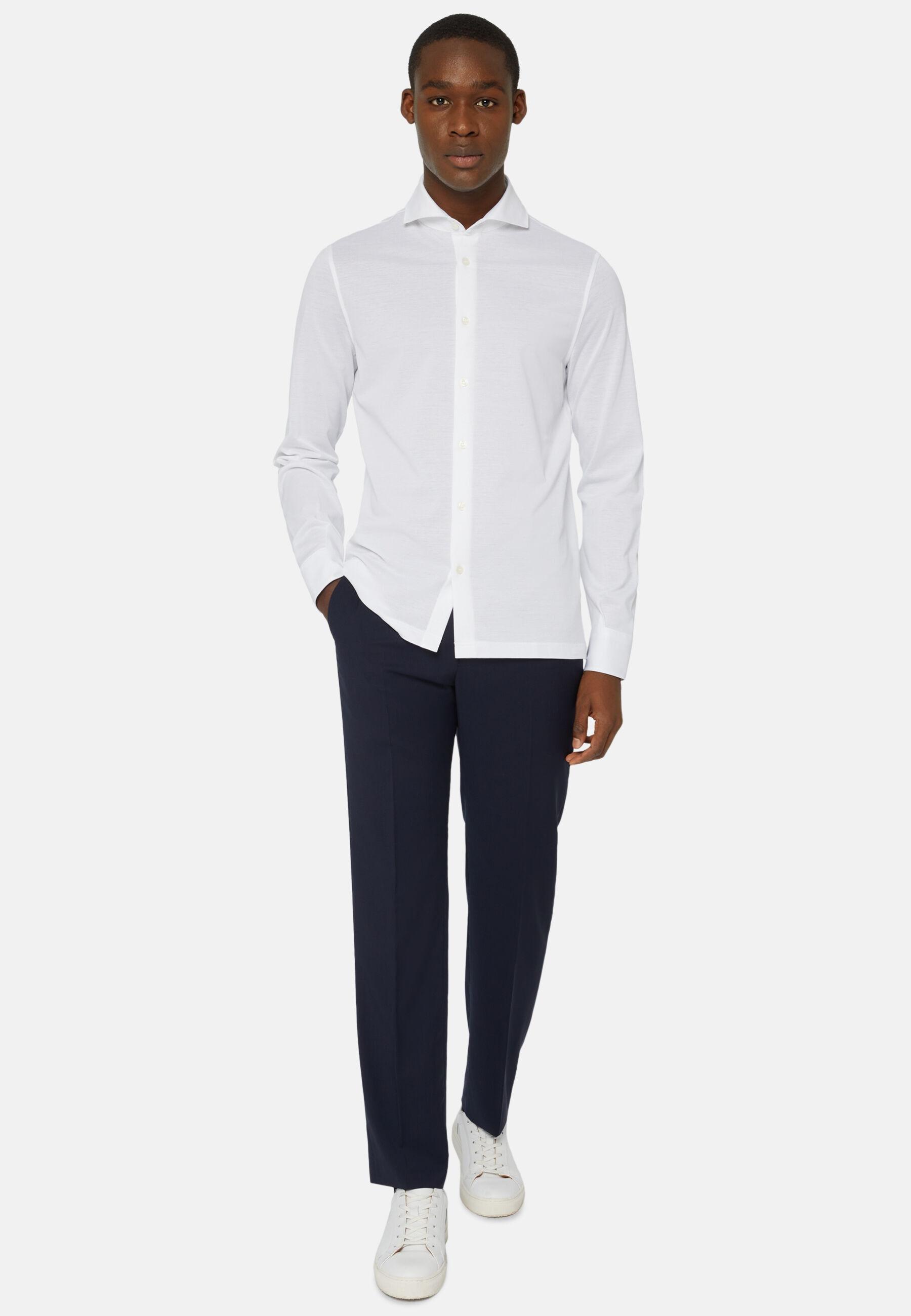 Wool B Aria Trousers Navy, Navy blue, medium