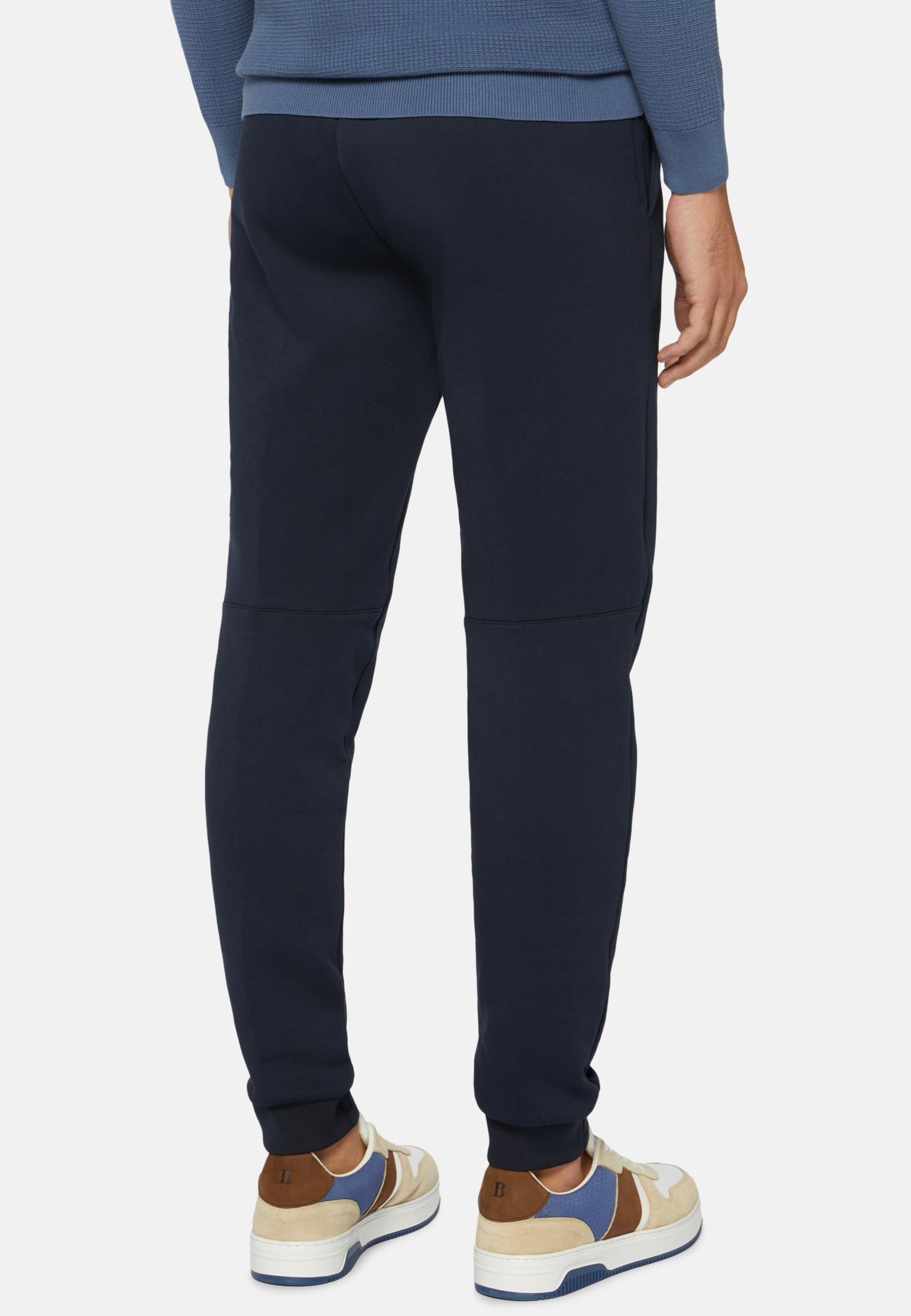 Boggi Milano - Navy Lightweight Recycled Scuba Trousers