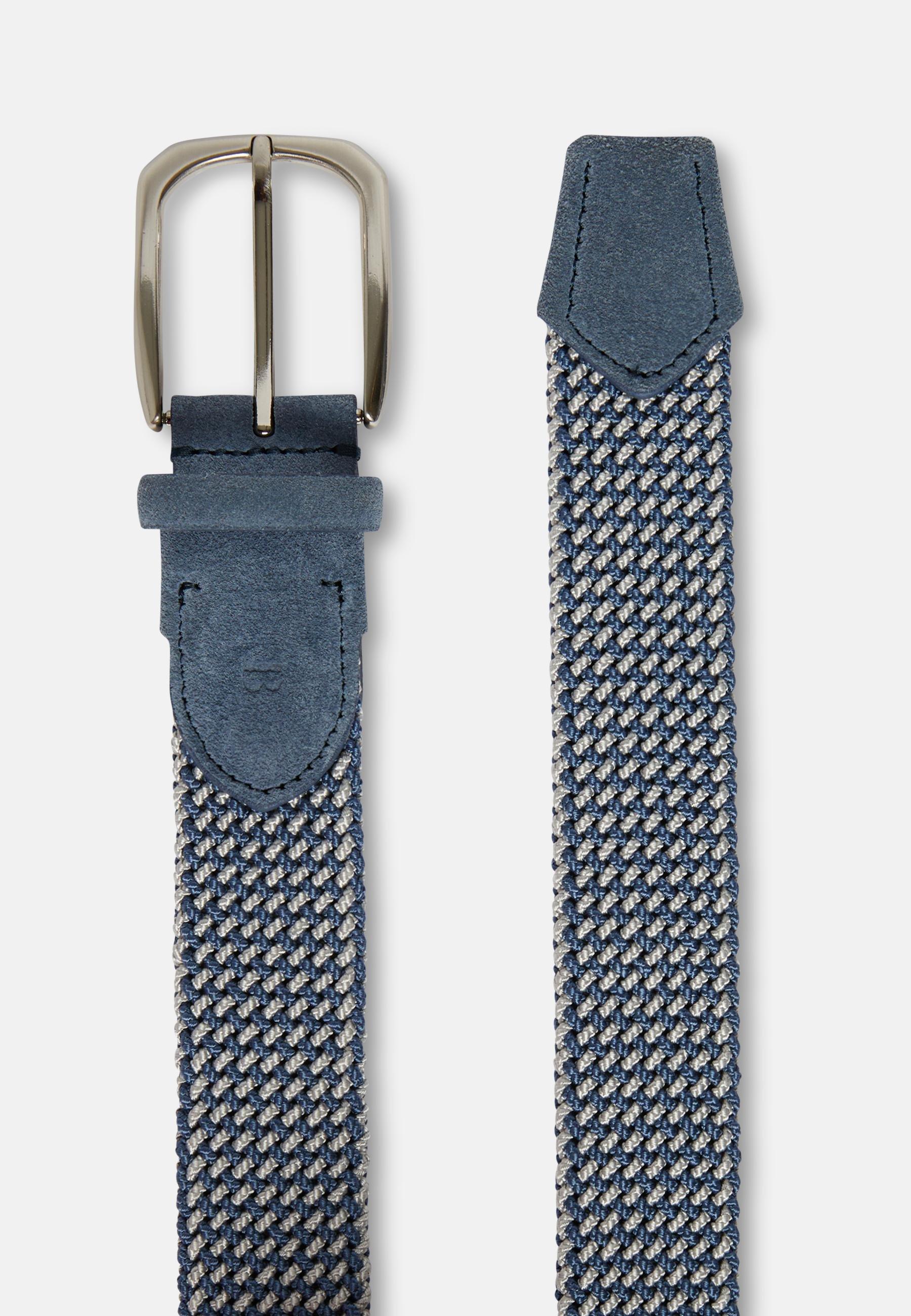 Boggi Milano - Blue Woven Elastic Belt