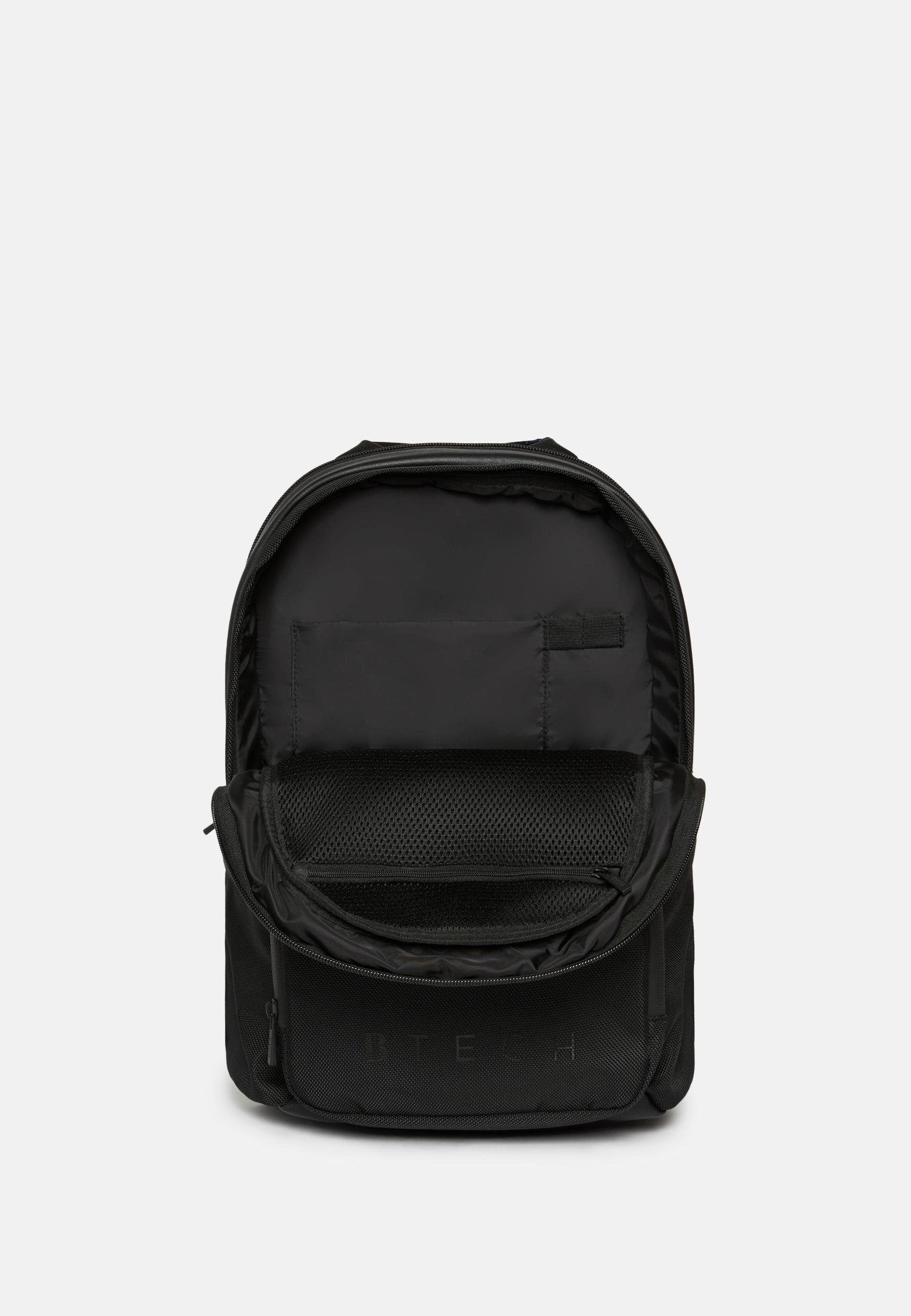 Black Recycled Technical Fabric Rucksack, 3901_BLAC, large image number 1