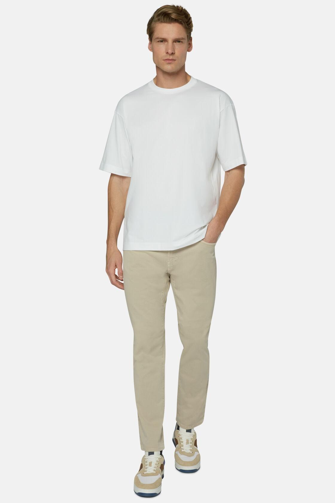 Boggi Milano - White  Sustainable Performance Jersey  T-Shirt