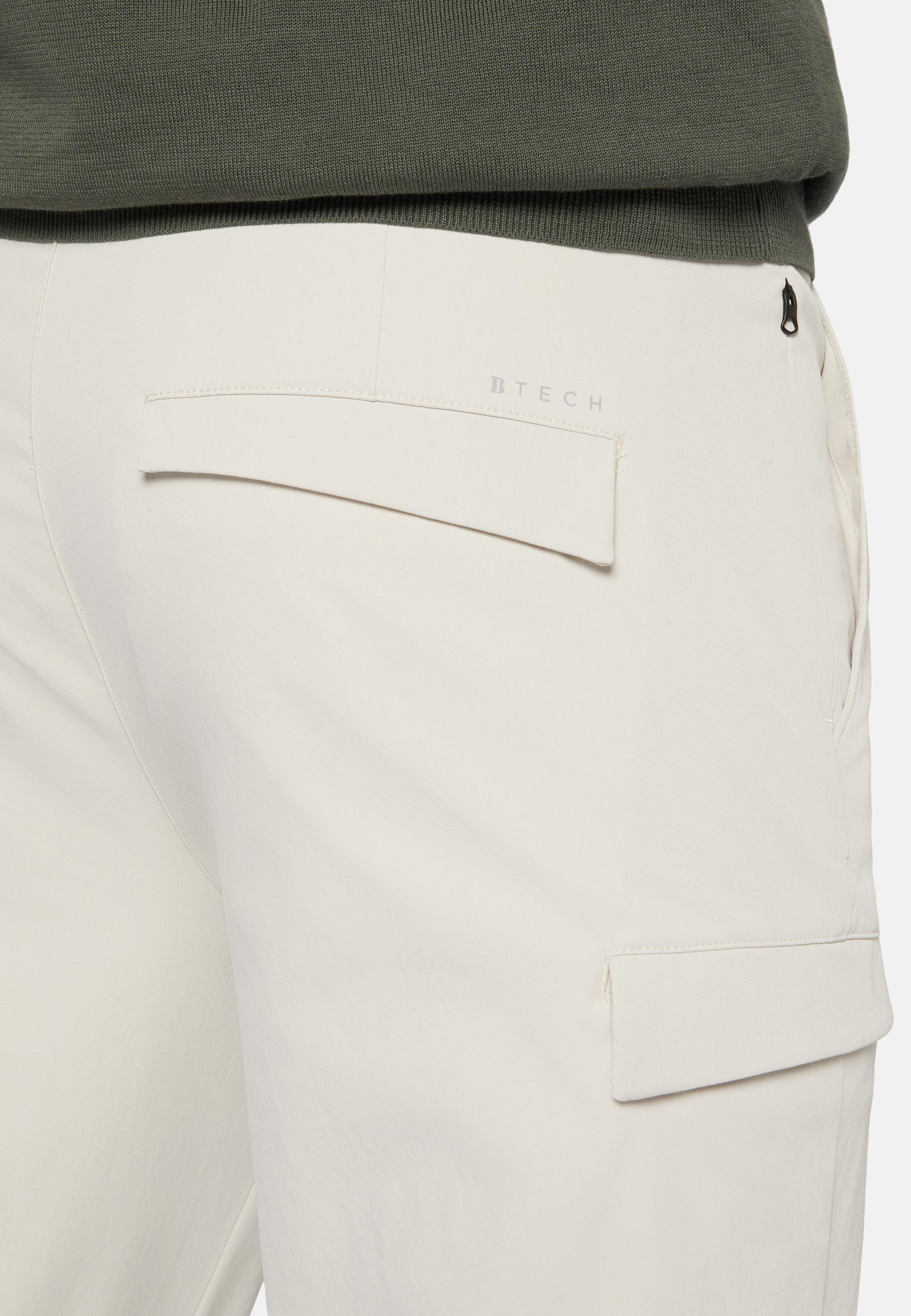 Boggi Milano - Beige B Tech Technical Fabric Maverick Cargo Trousers