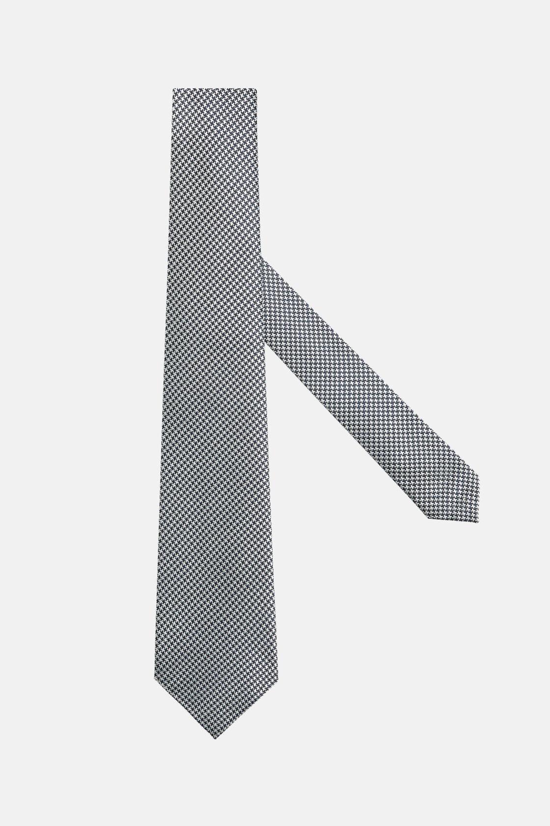 Grey Silk Ceremonial Tie, , large image number 0