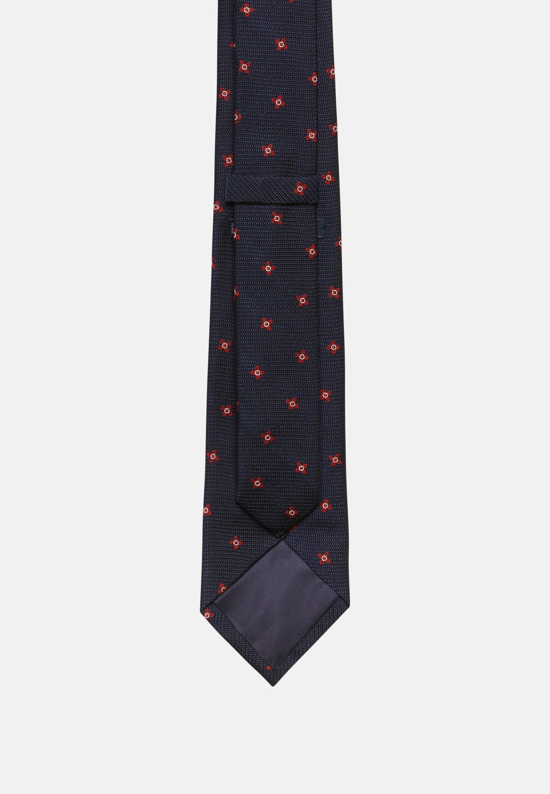 Blue Floral Silk Tie, , large image number 2