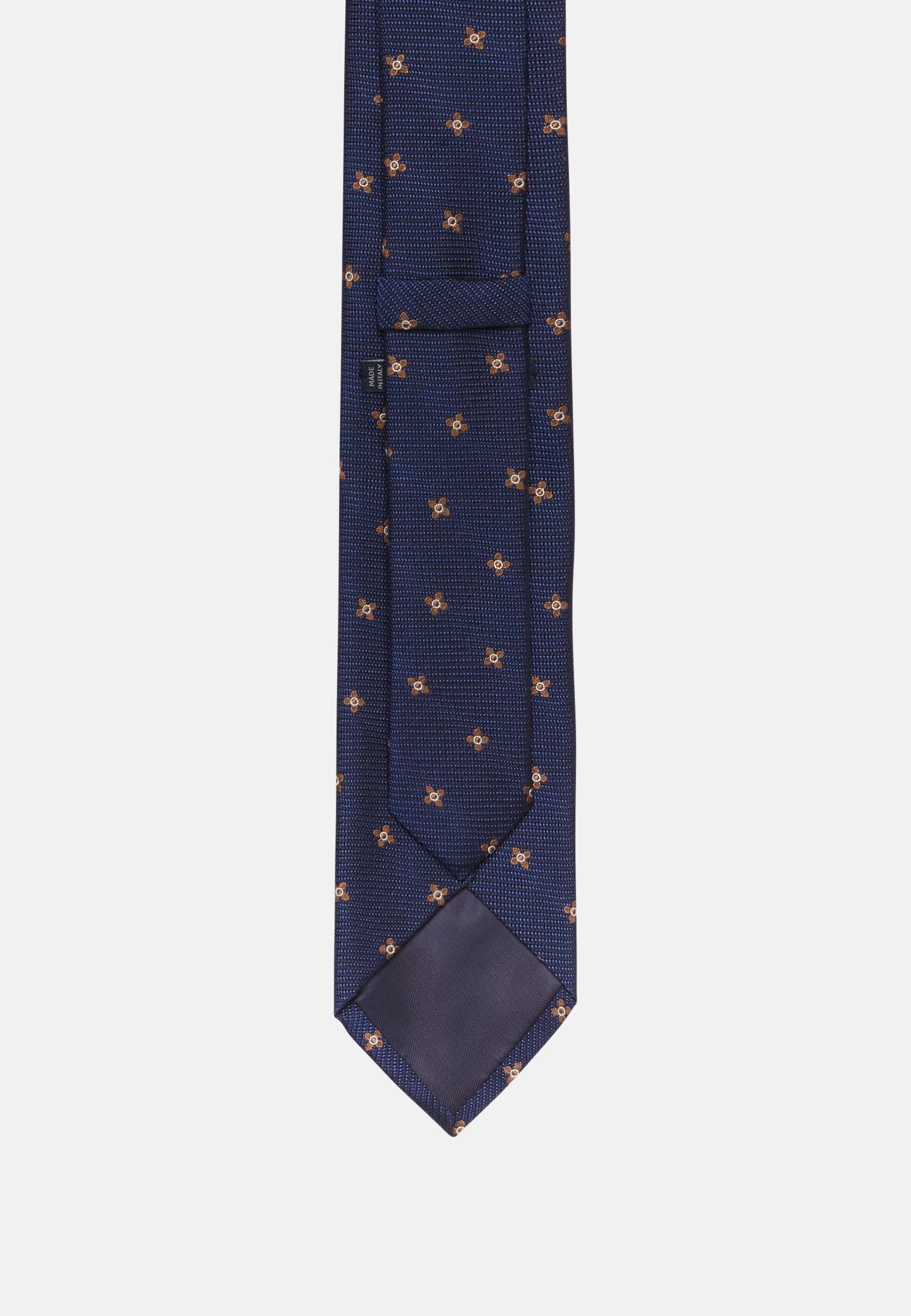 Blue Floral Silk Tie, , large image number 2