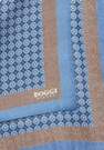 Boggi Milano - Blue Geometric Silk Pocket Square