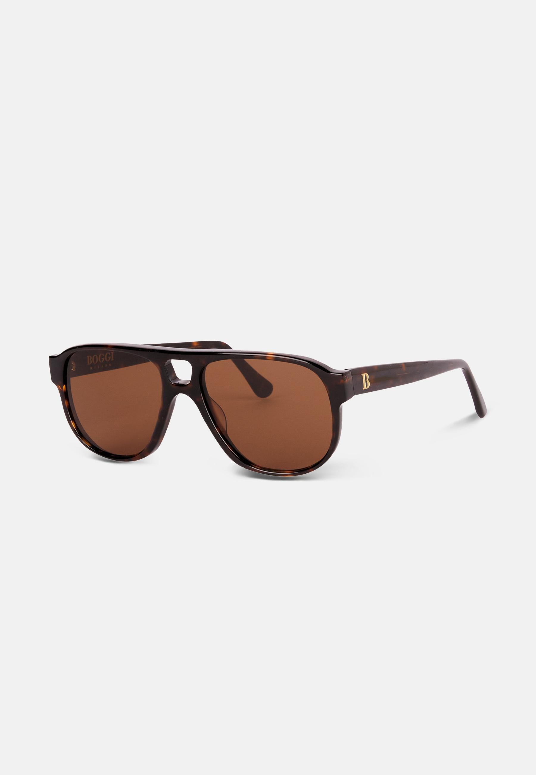 Brown Tortoiseshell Porto Cervo Glasses, , medium