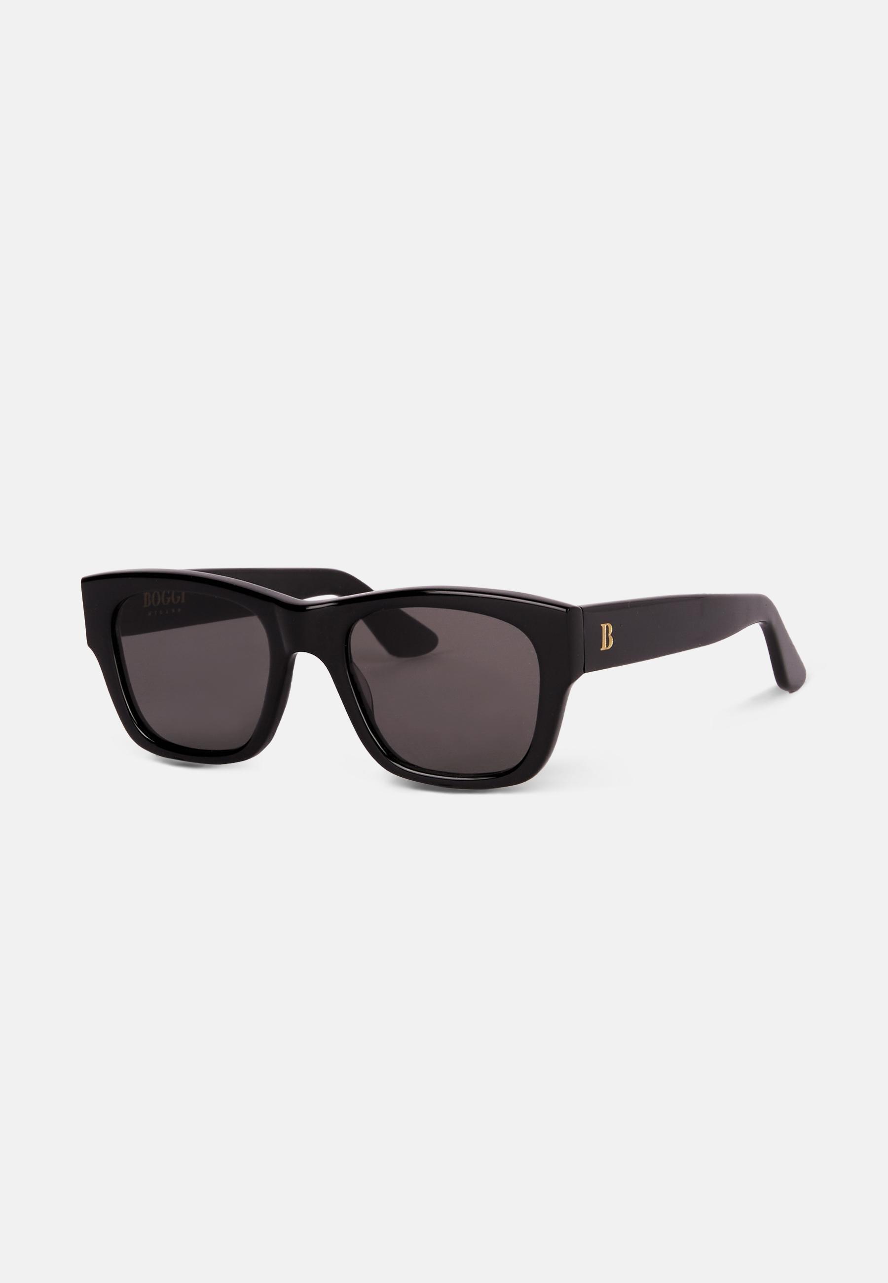 Black Oversize Square Glasses, 3901_BLAC, large image number 0