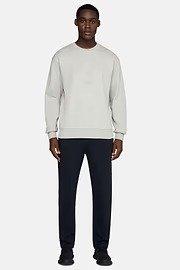 Green Solid Casual Sweatshirt, , large image number 0