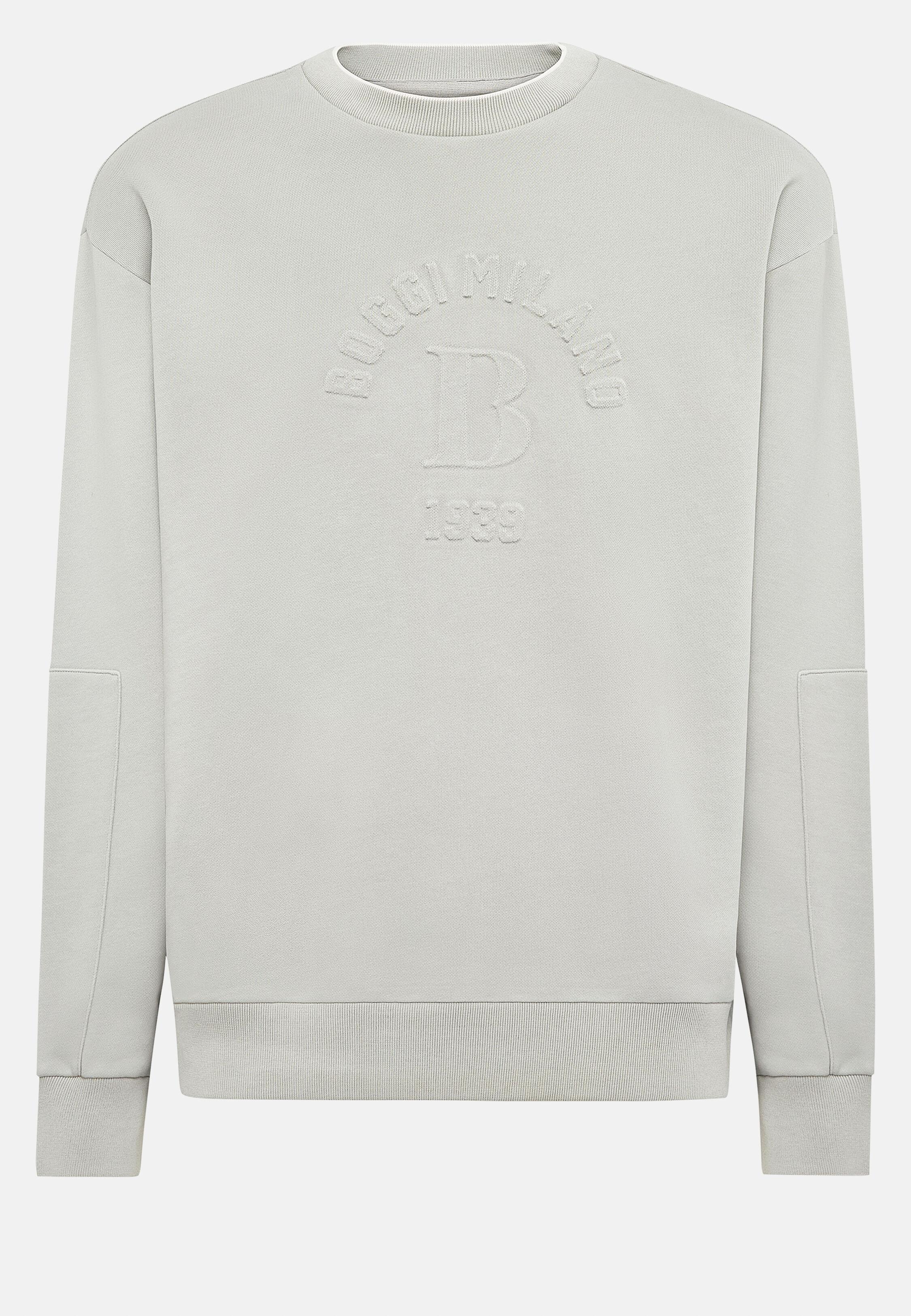 Solid Casual Sweatshirt, Light Green, Light Green, large image number 7