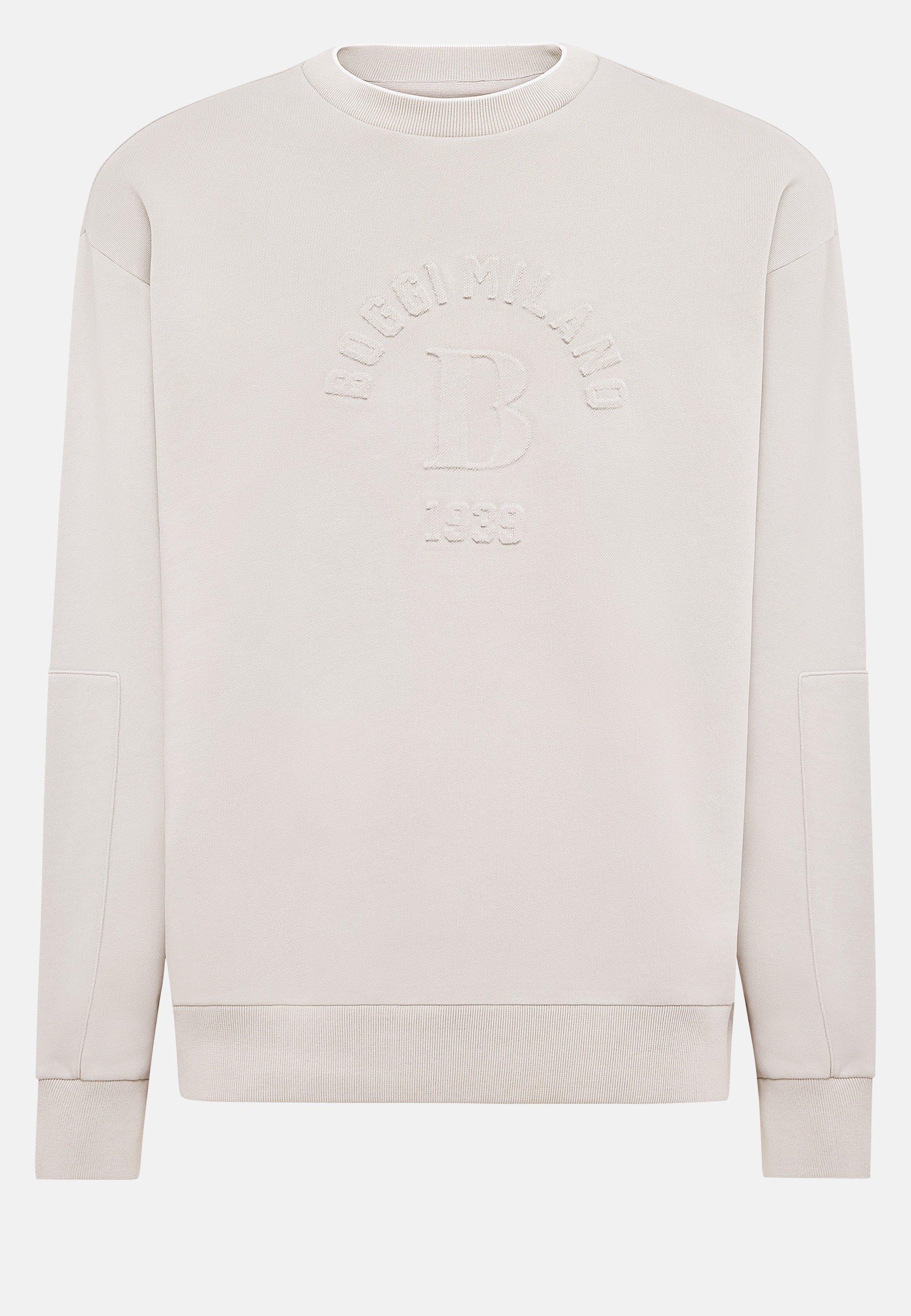 Beige Solid Casual Sweatshirt, , large image number 4
