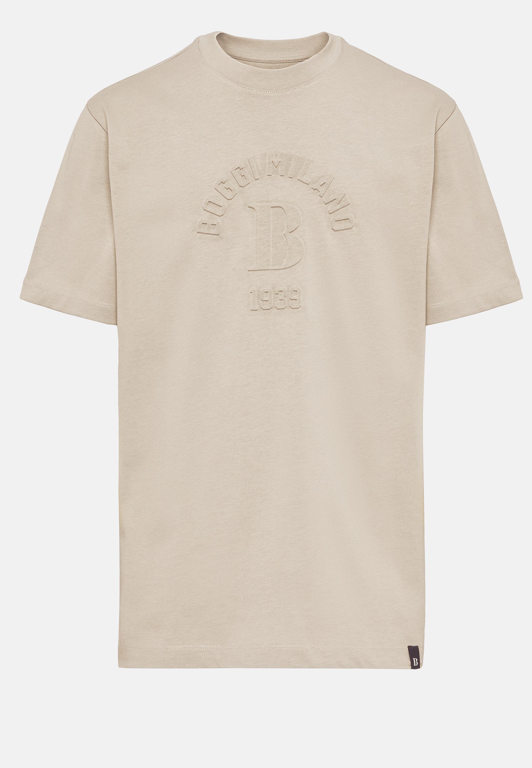 Brown Solid Oversized T-Shirt, Taupe, large image number 4