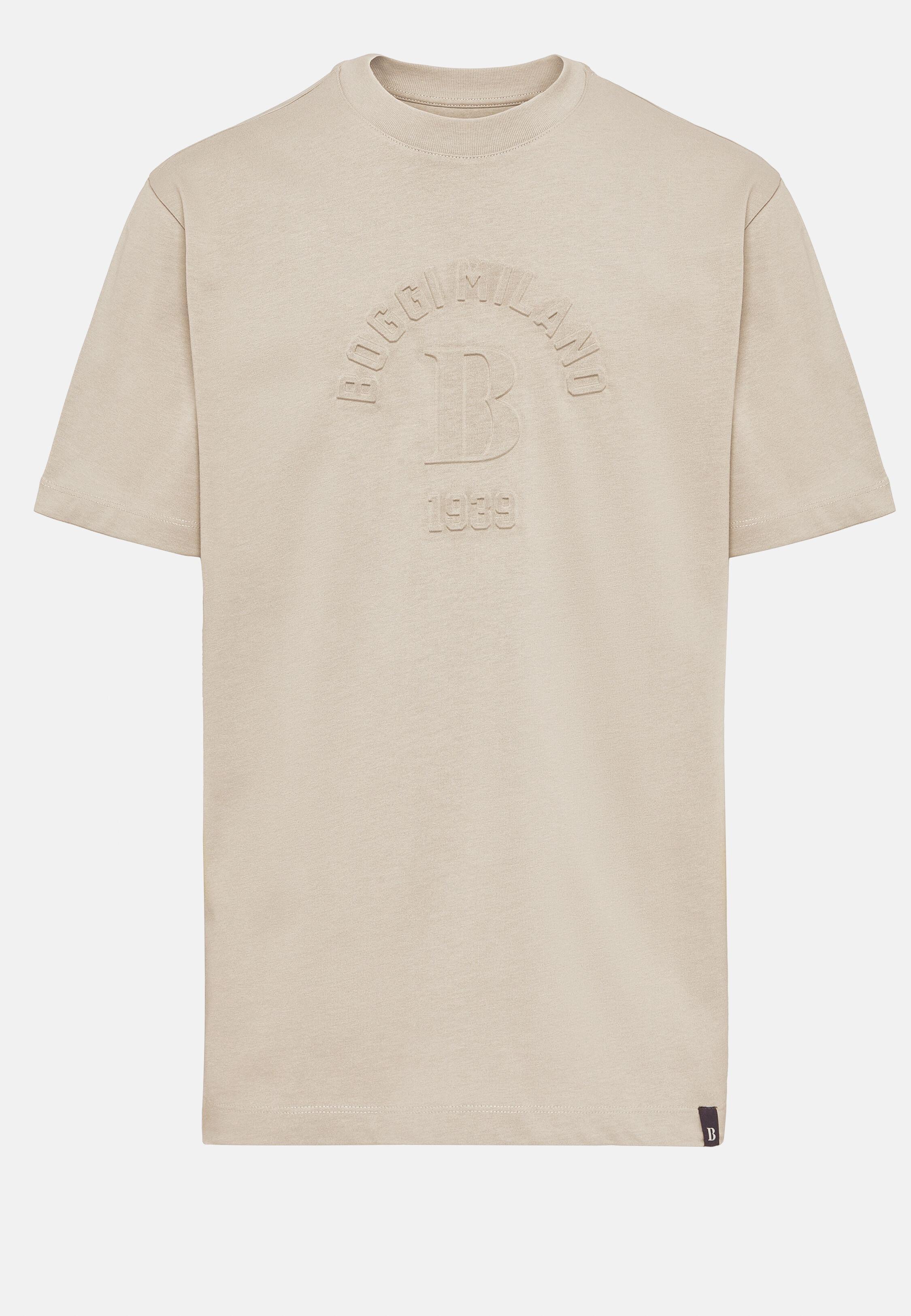 Brown Solid Oversized T-Shirt, Taupe, large image number 5