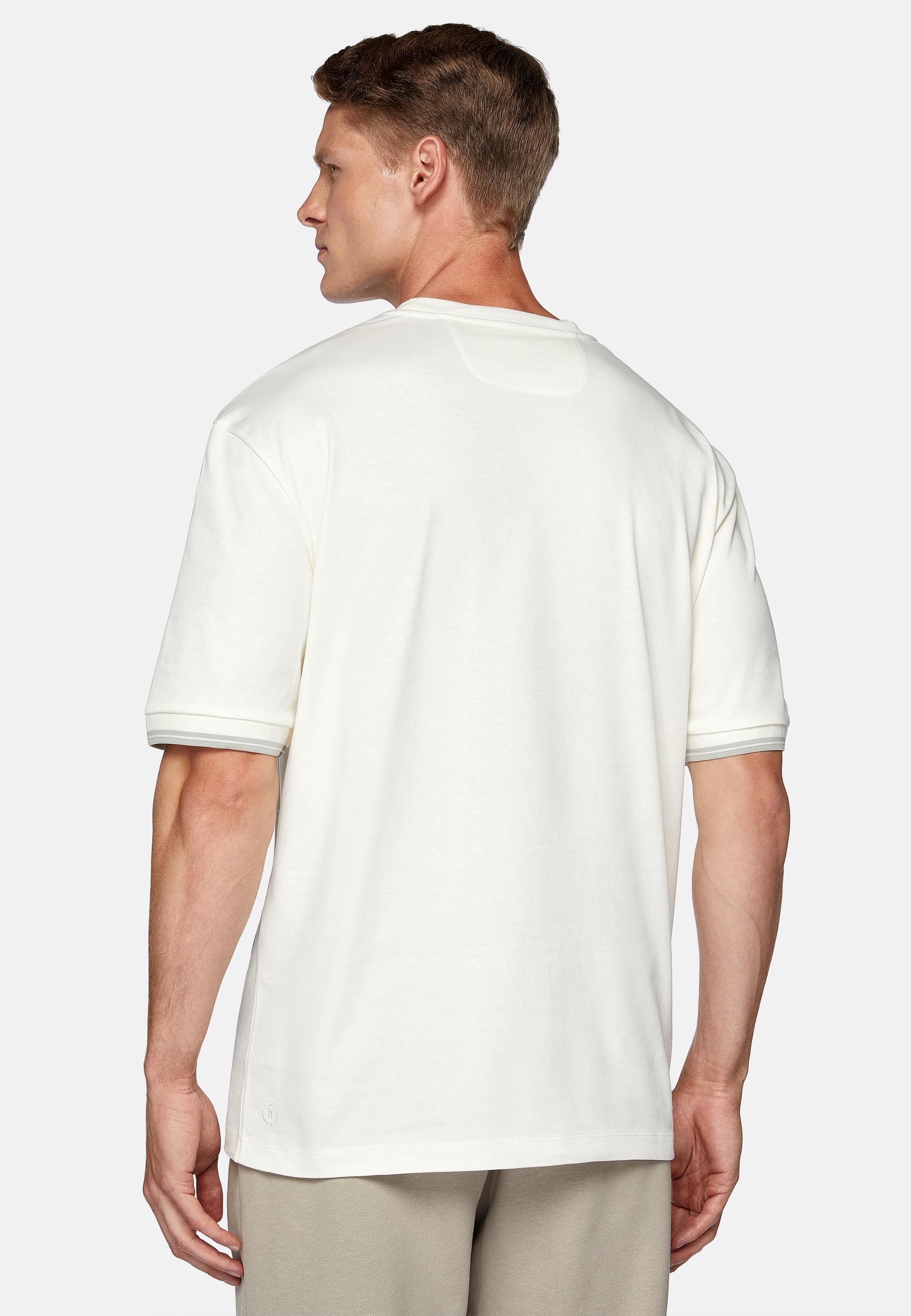White Blended T-Shirt, , large image number 1