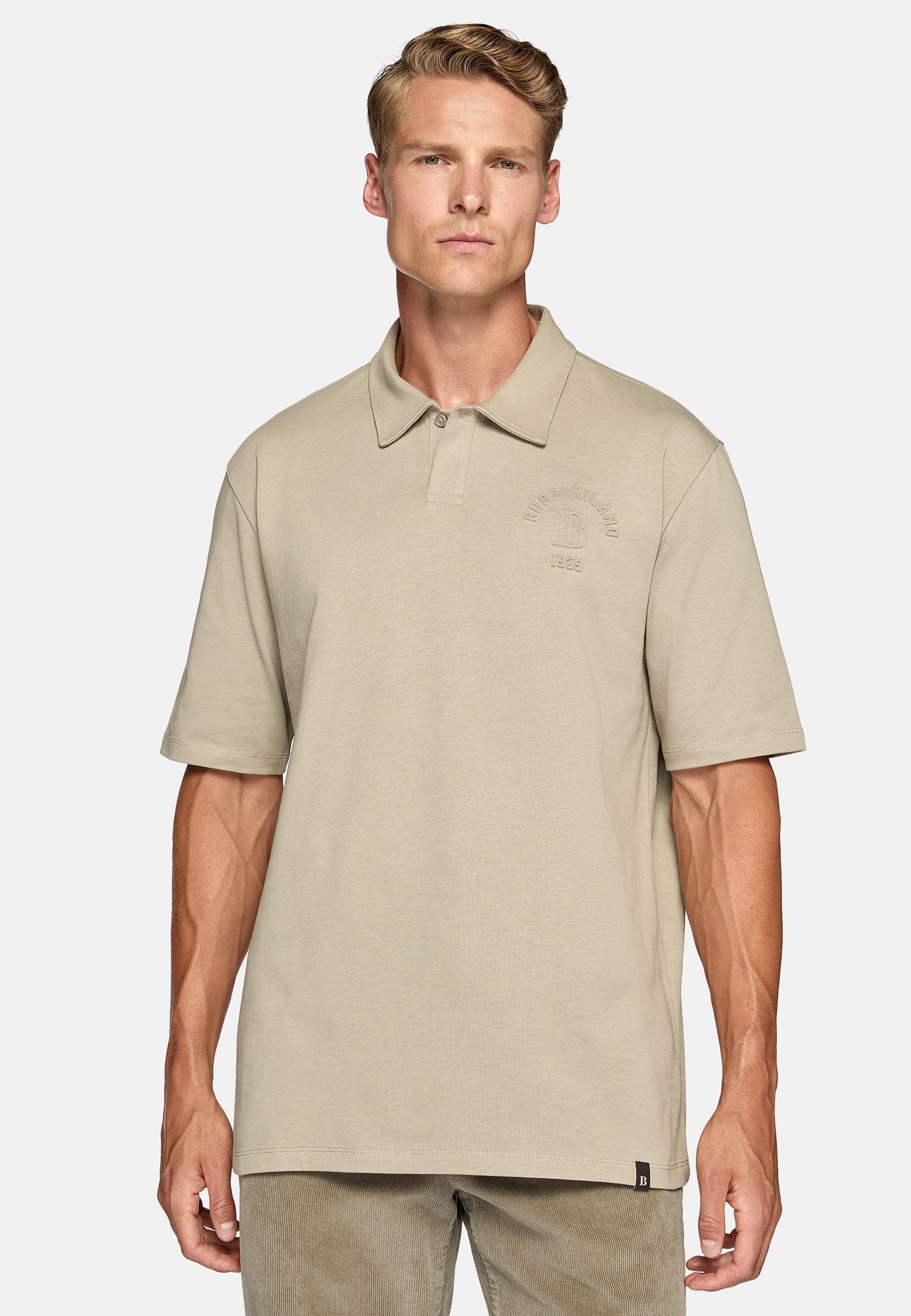 Brown Jersey Polo Shirt, , large image number 1