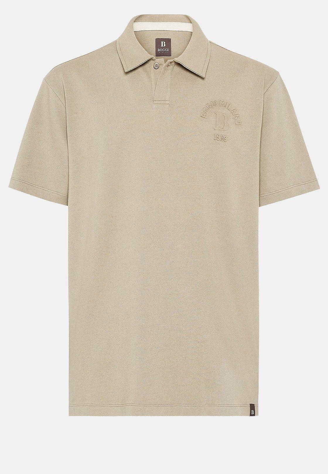 Brown Plain Jersey Polo Shirt, , large image number 4