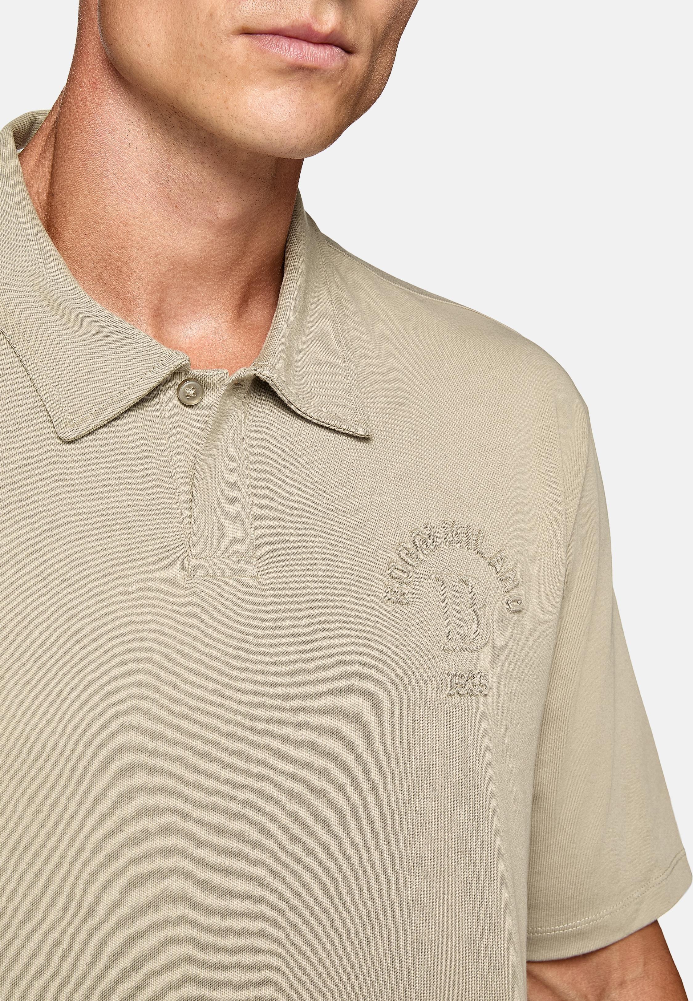 Brown Plain Jersey Polo Shirt, , large image number 5