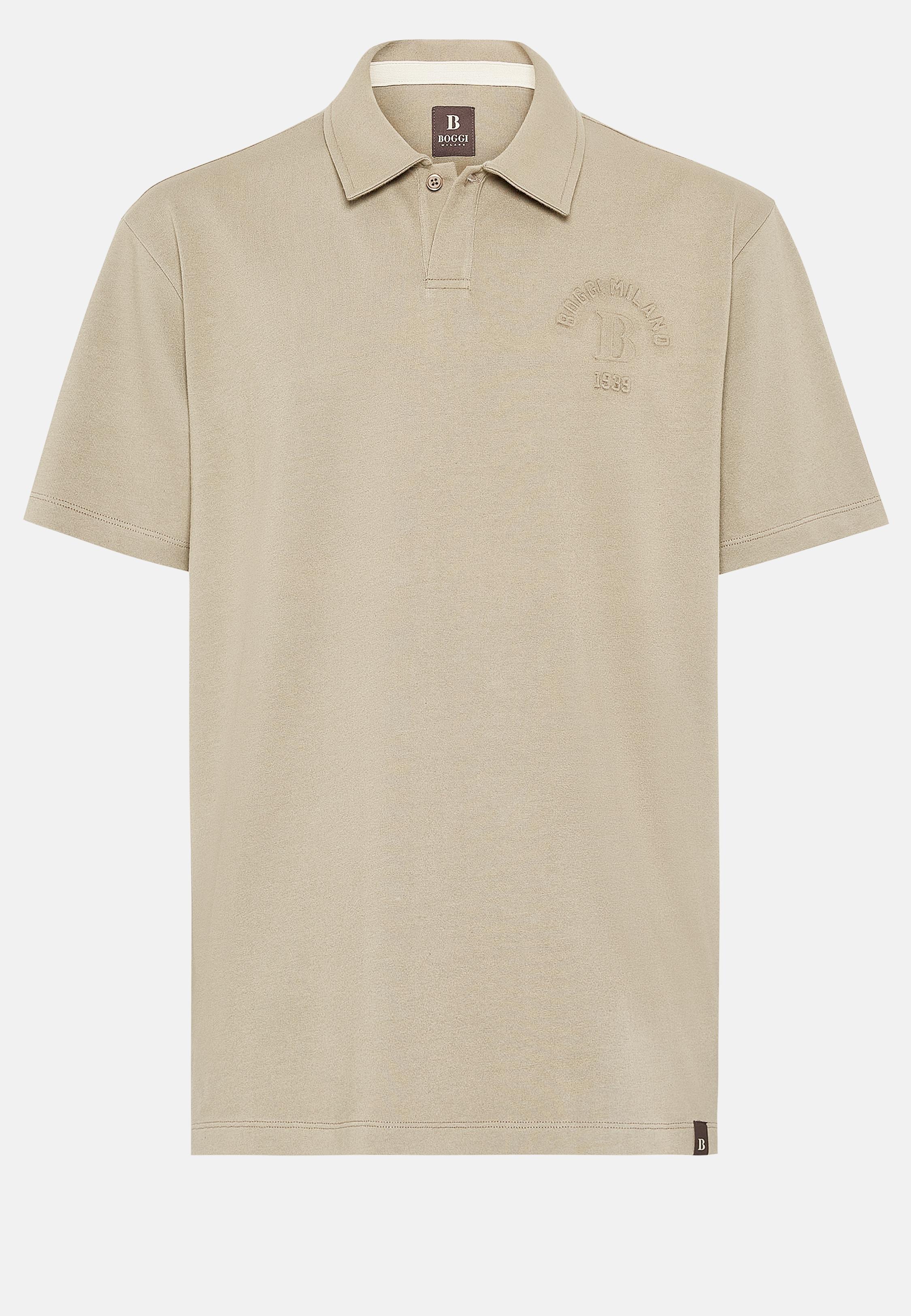 Brown Plain Jersey Polo Shirt, , large image number 6