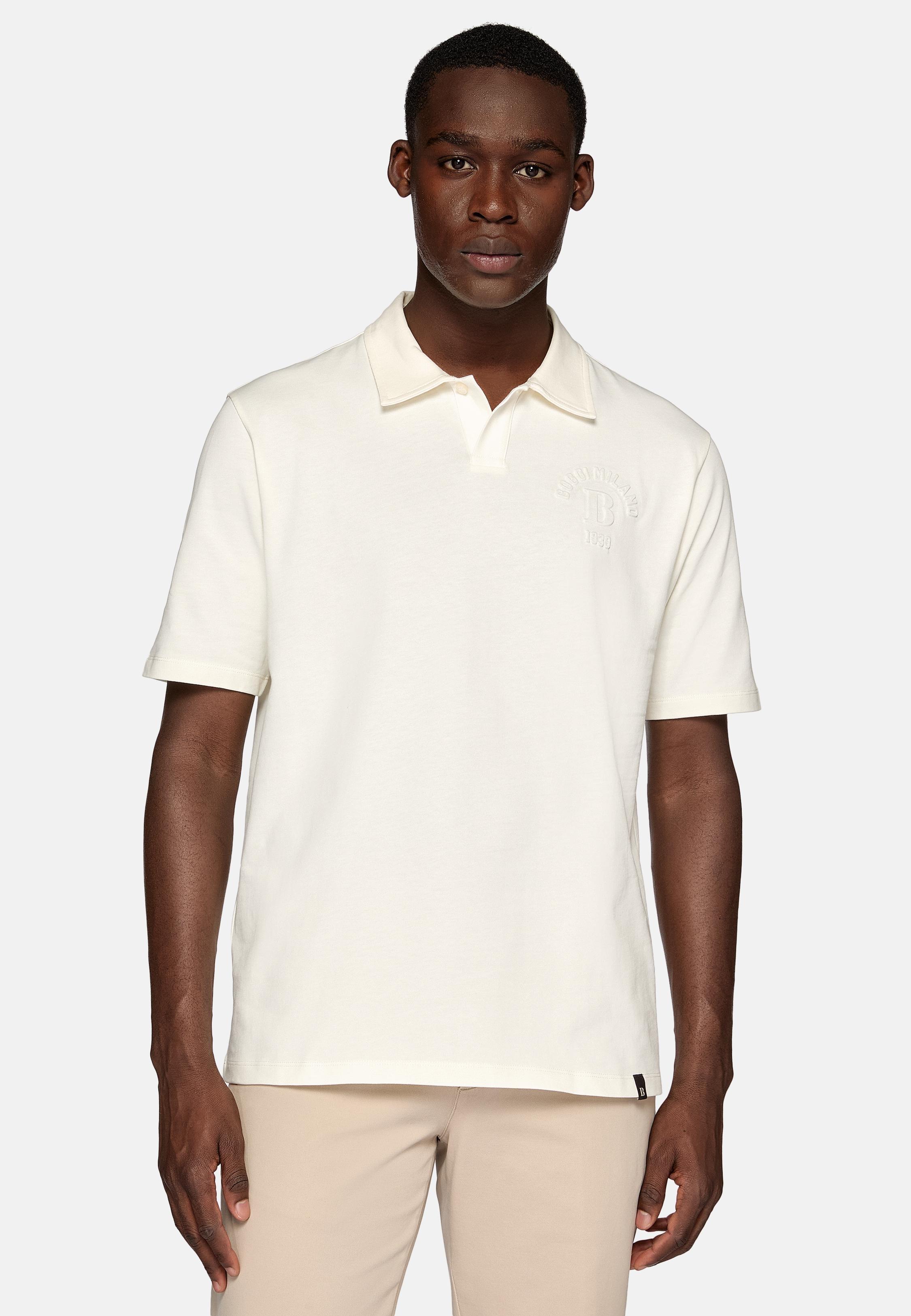White Plain Jersey Polo, , large image number 1