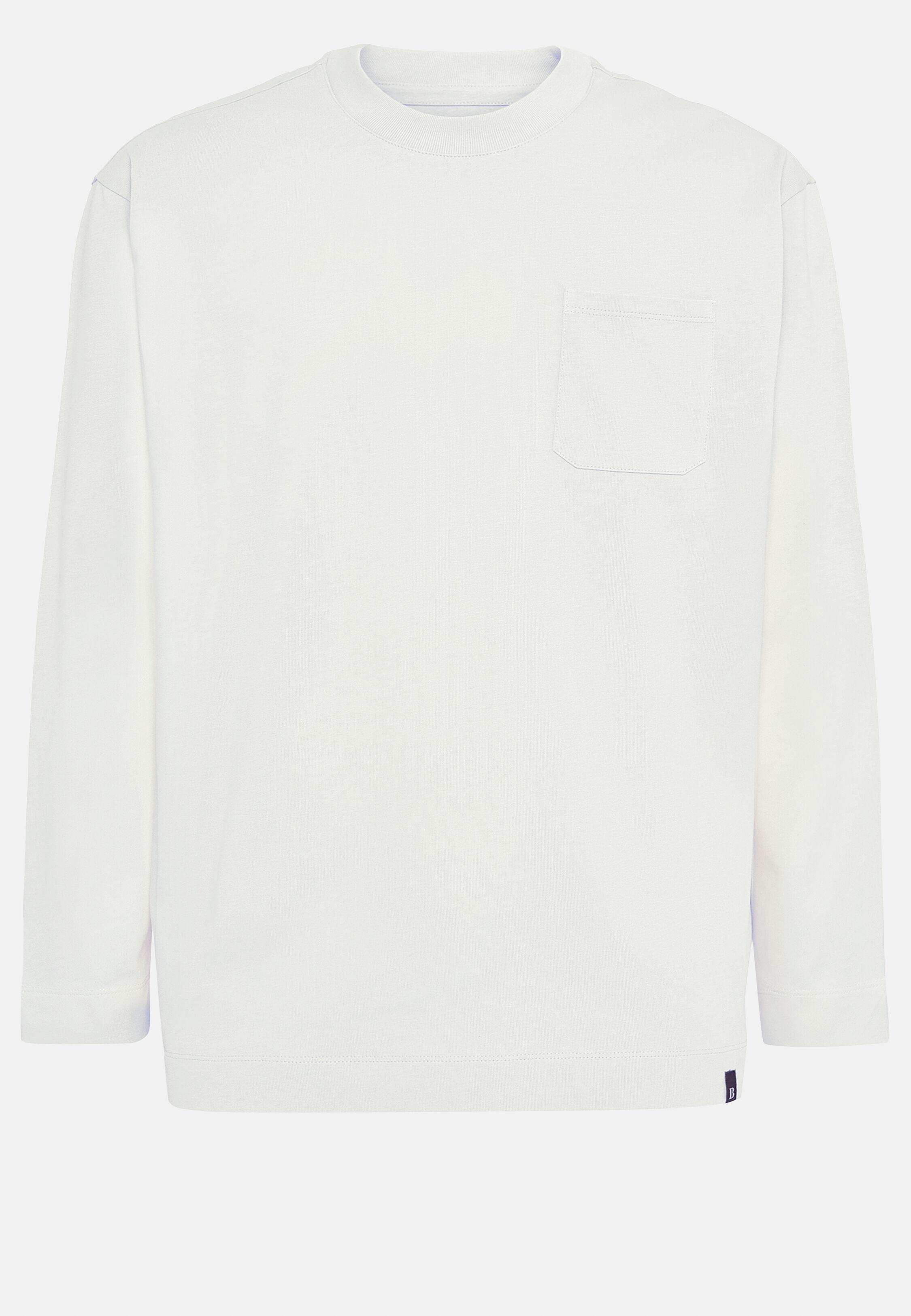 T-Shirt in Basic Cotton, White, White, large image number 6