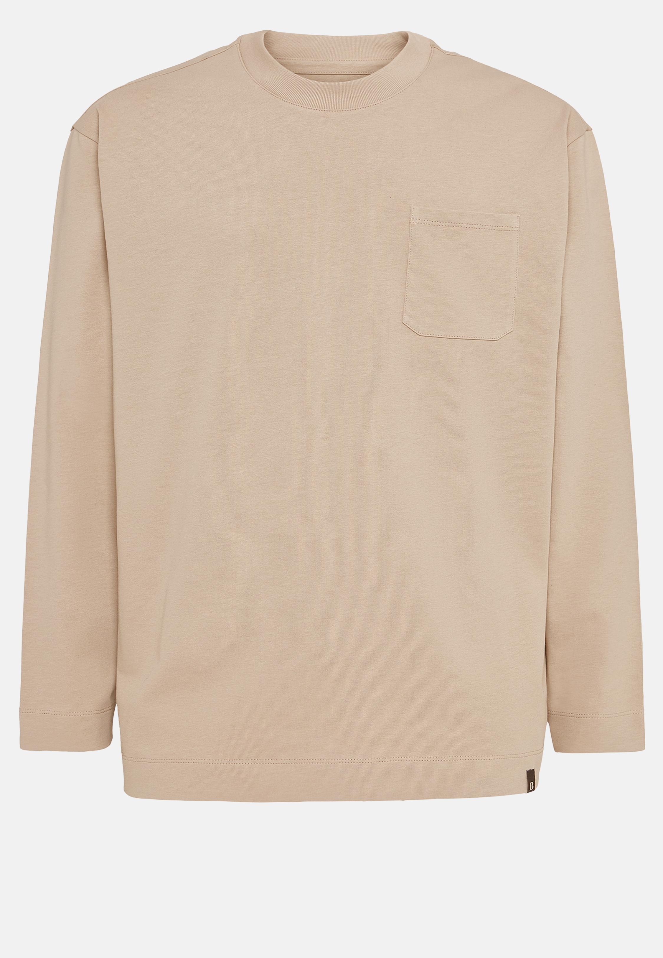 Beige Solid Basic T-Shirt, , large image number 5