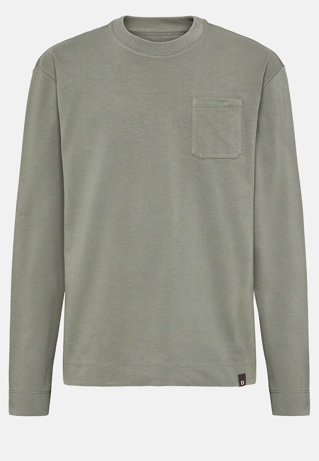 Green Basic Cotton T-Shirt, Green, large image number 4