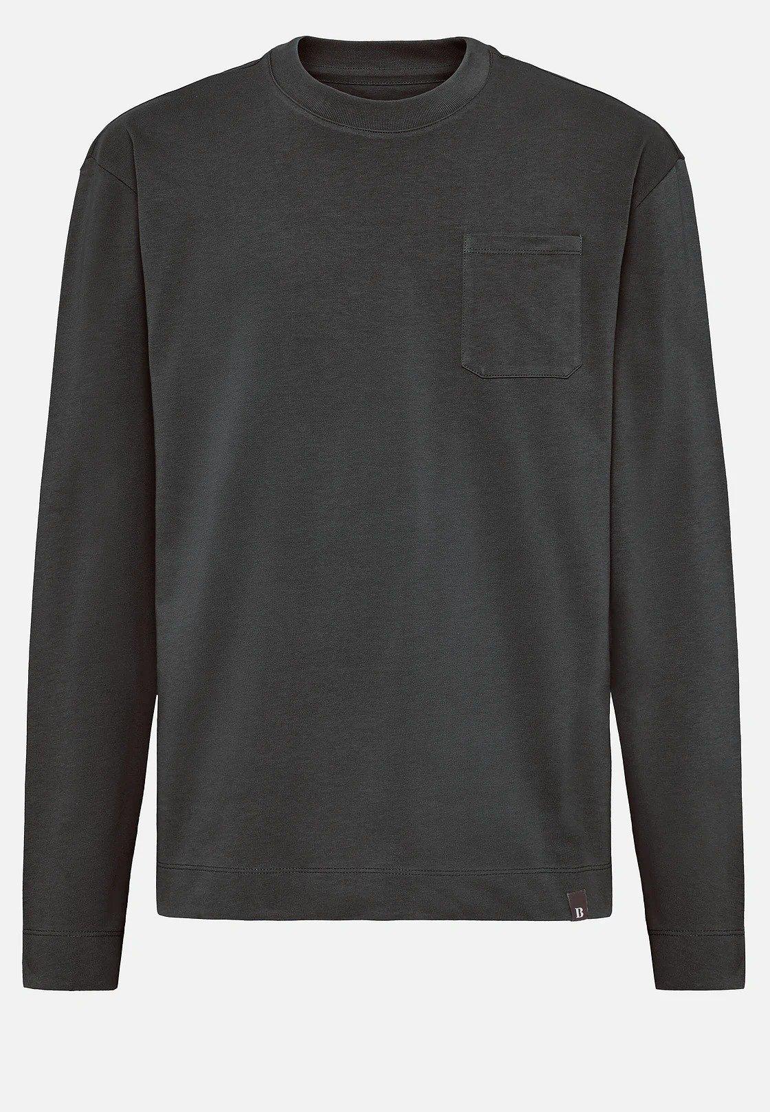 Black Solid Basic T-Shirt, , large image number 4