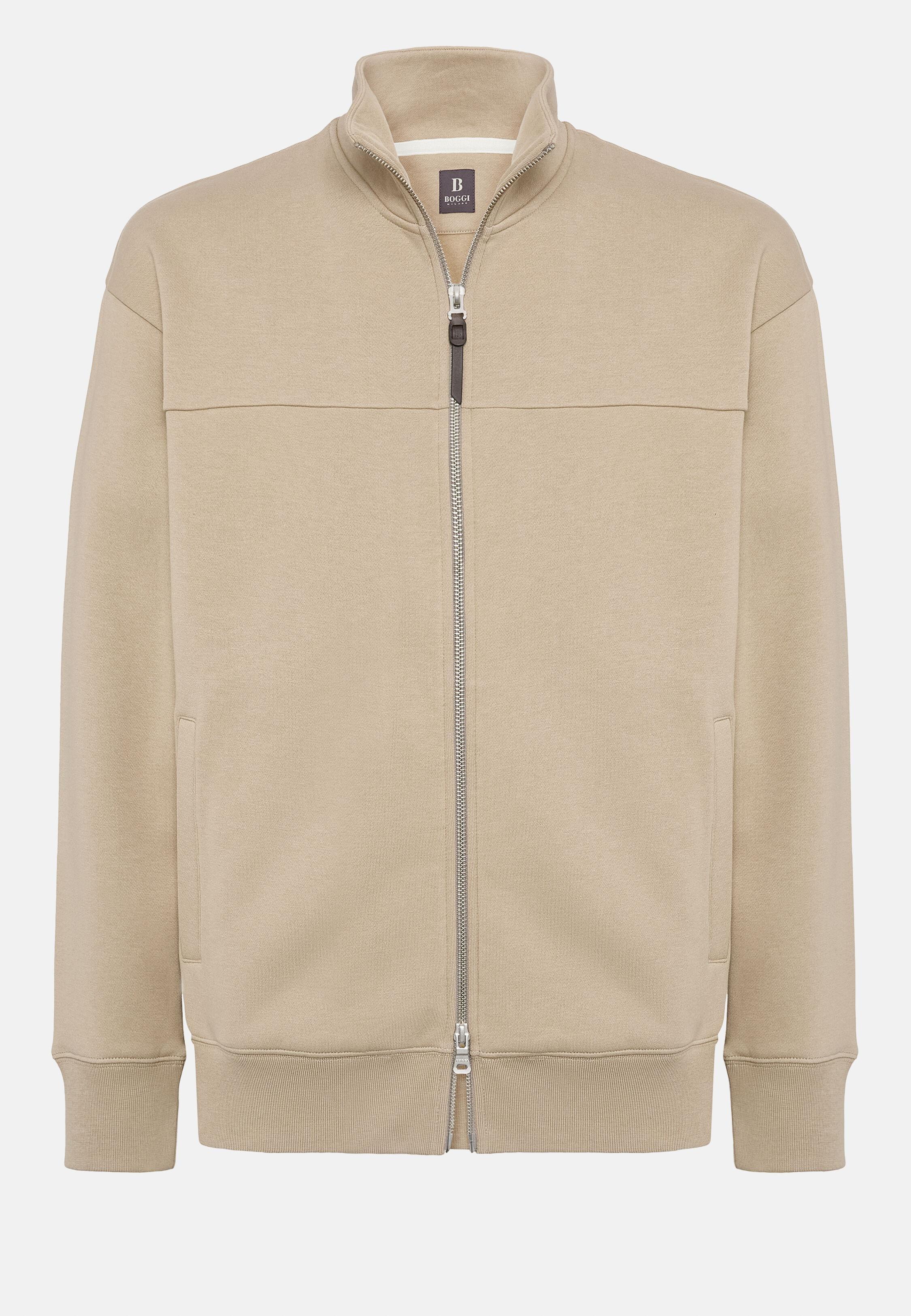 Texture Casual Sweatshirt, Beige, Beige, large image number 11