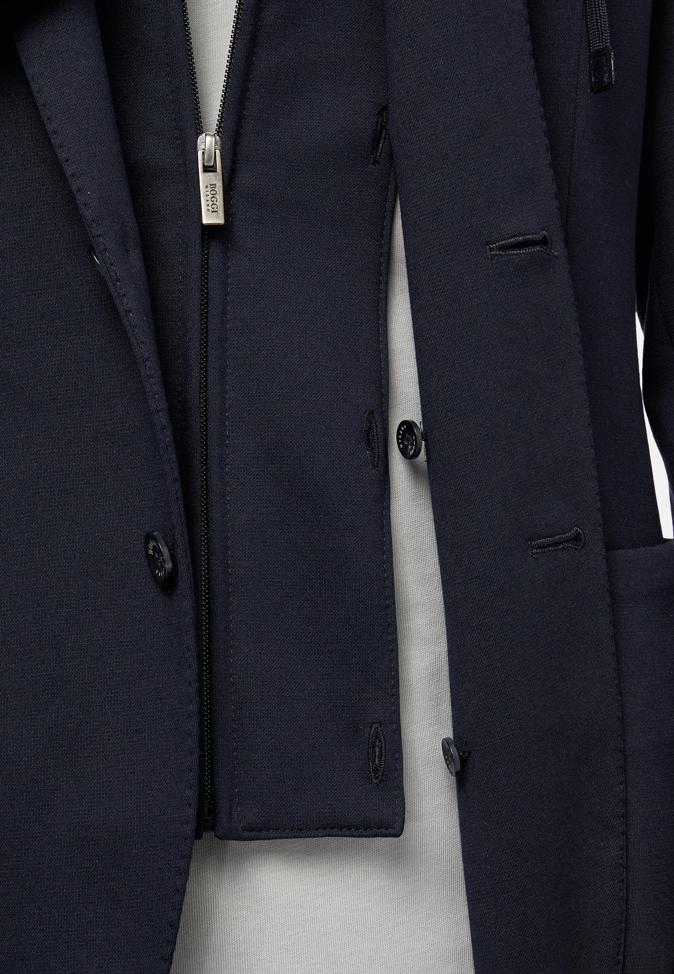 Navy Textured Hooded Sweatshirt, Navy blue, medium