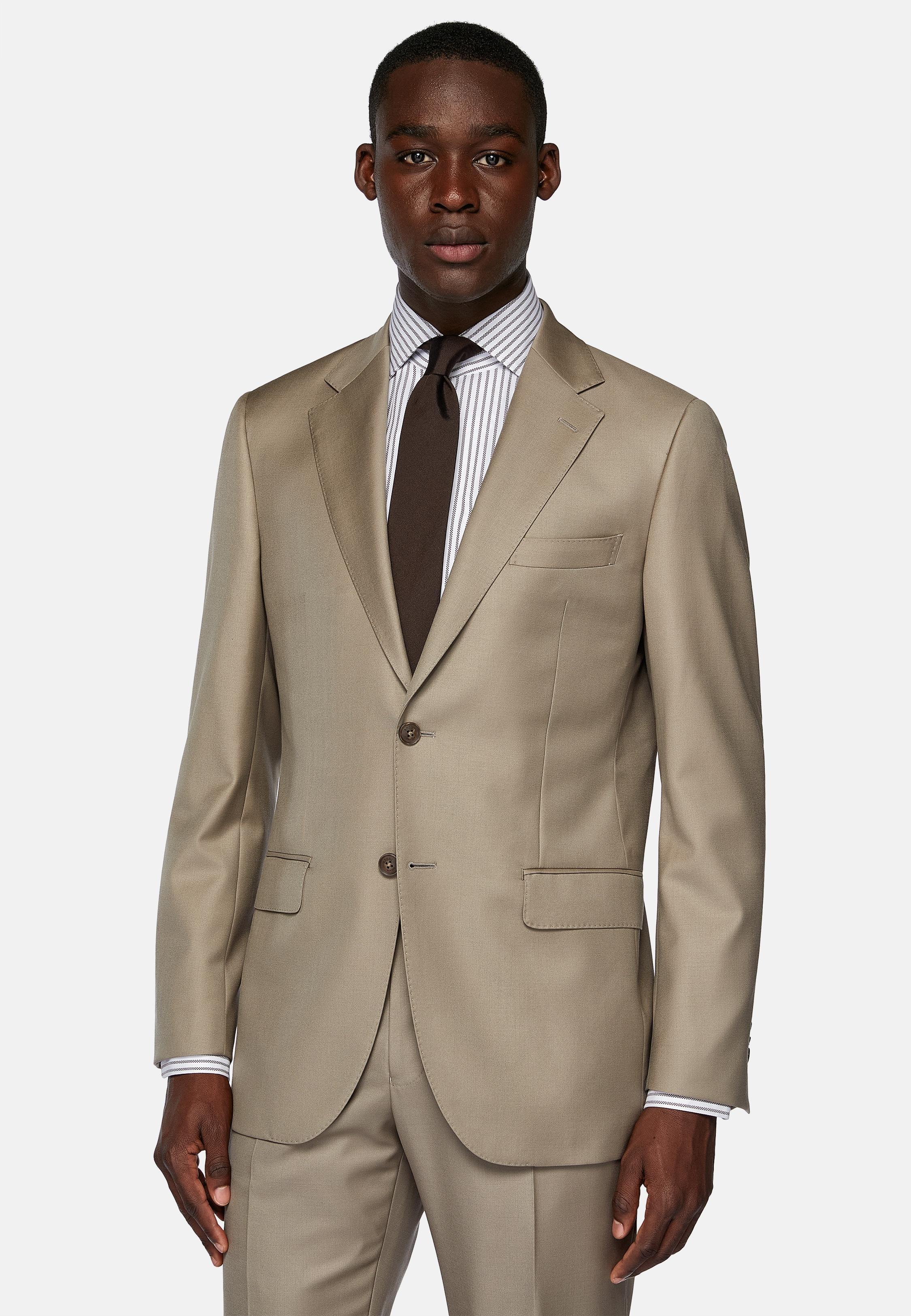 Brown Wool Suit, , large image number 1