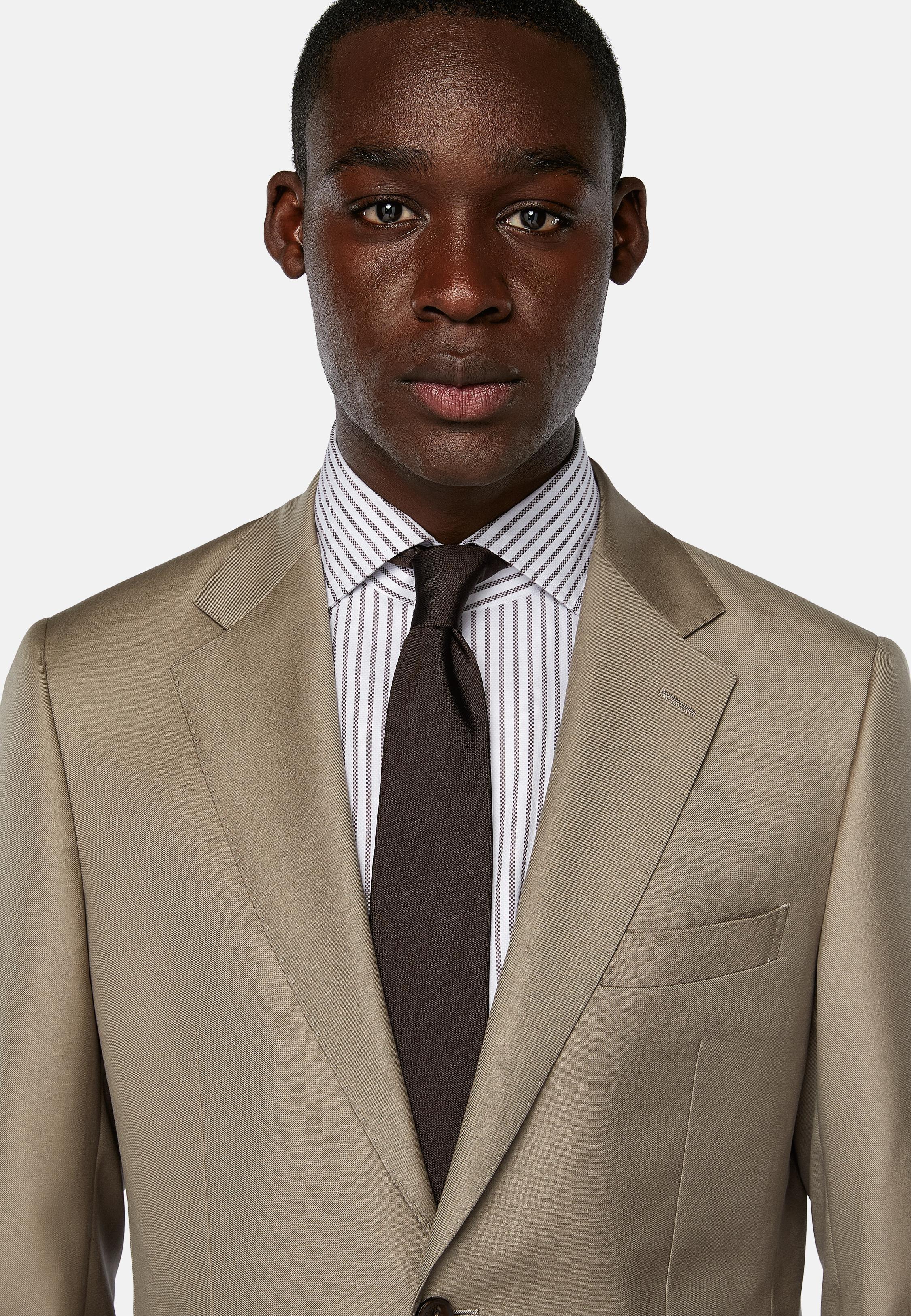 Brown Wool Suit, , large image number 3