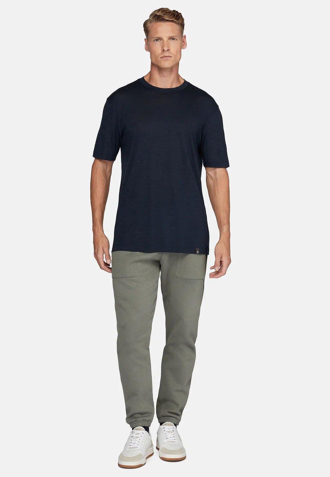 Green Cotton Trousers, , large image number 0