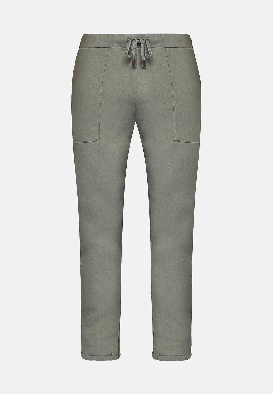 Green Cotton Trousers, , large image number 2