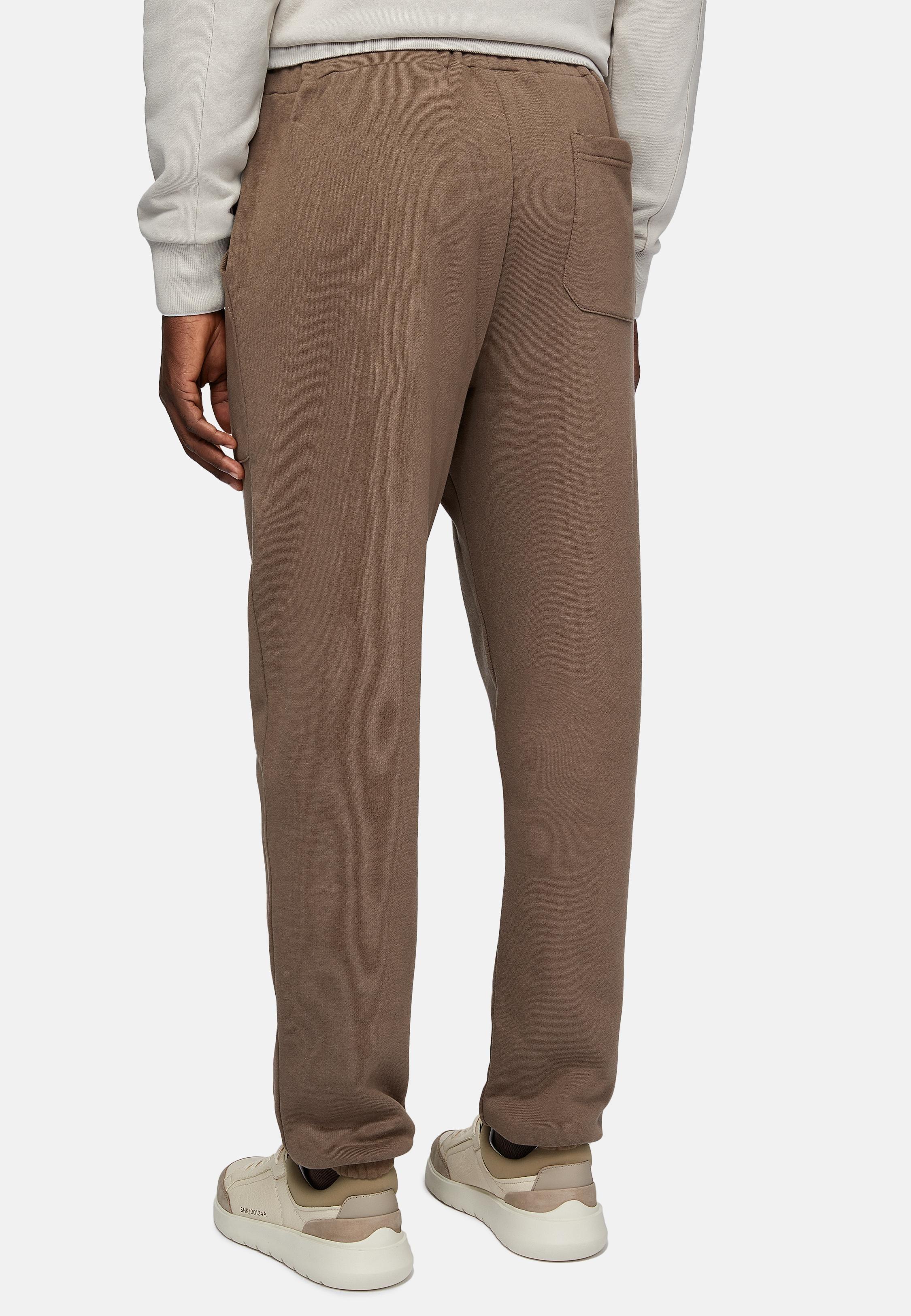 Brown Solid Casual Full Length Trousers, Brown, large image number 5