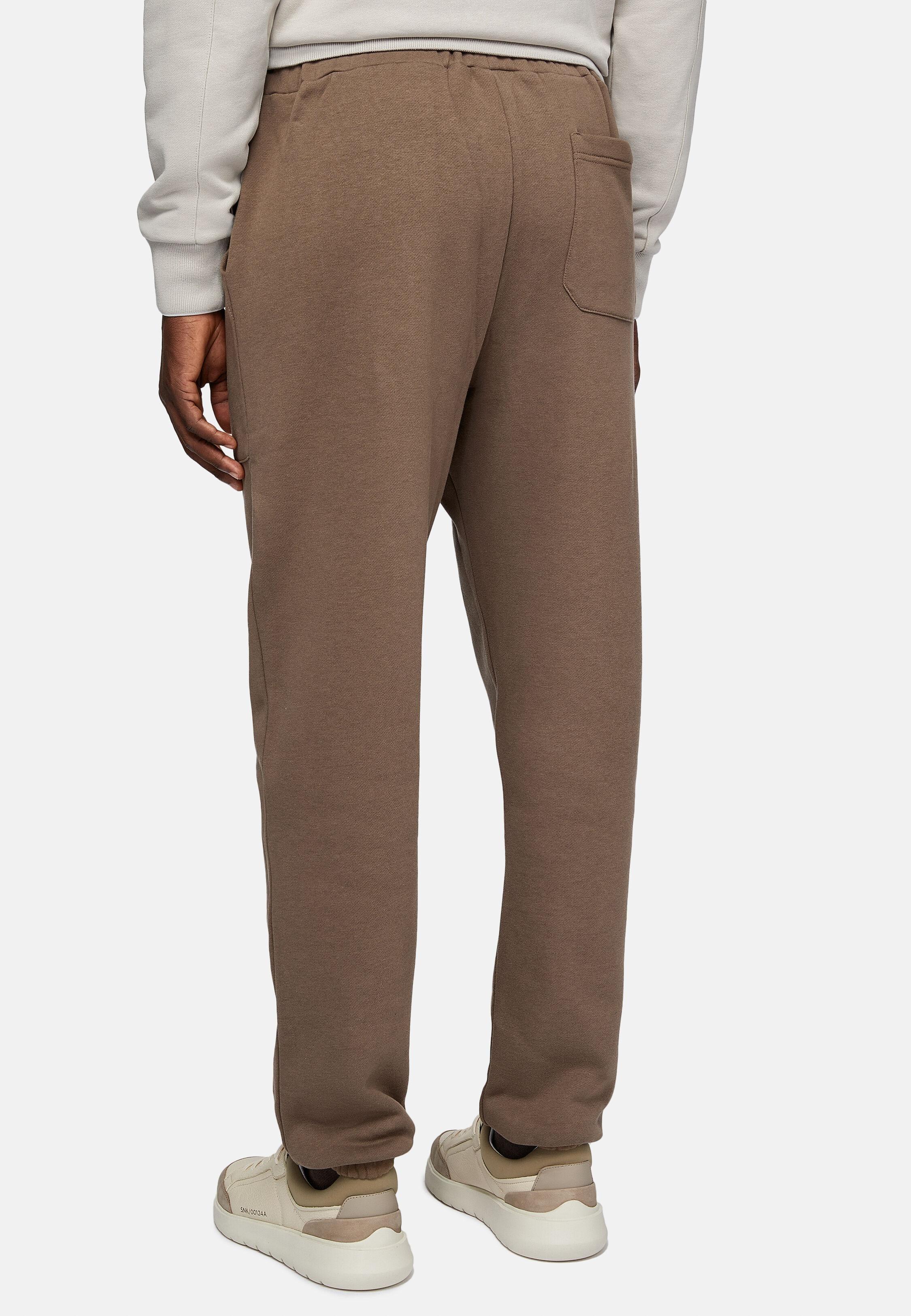 Brown Solid Casual Full Length Trousers, 3901_BROW, large image number 5