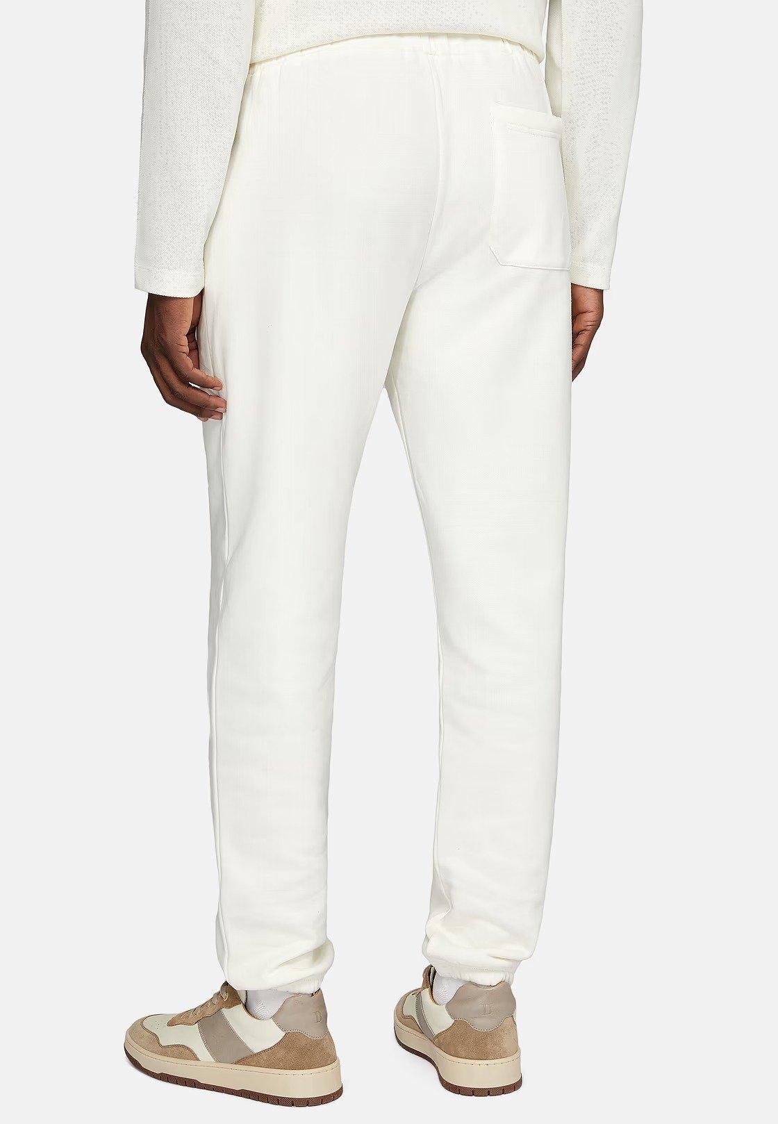 White Solid Casual Trousers, , large image number 4