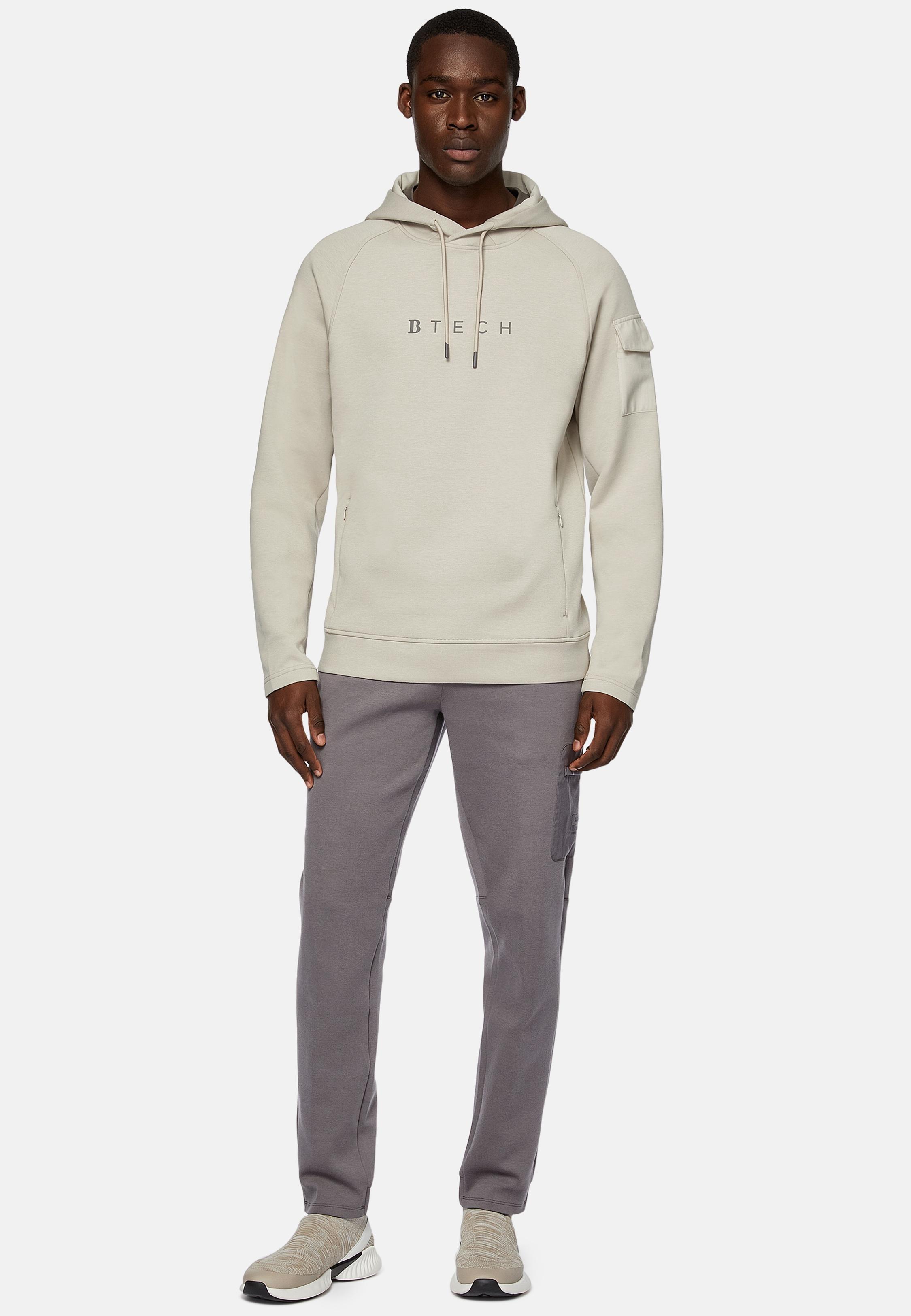 Grey Solid Casual Trousers, Dark Grey, large image number 1