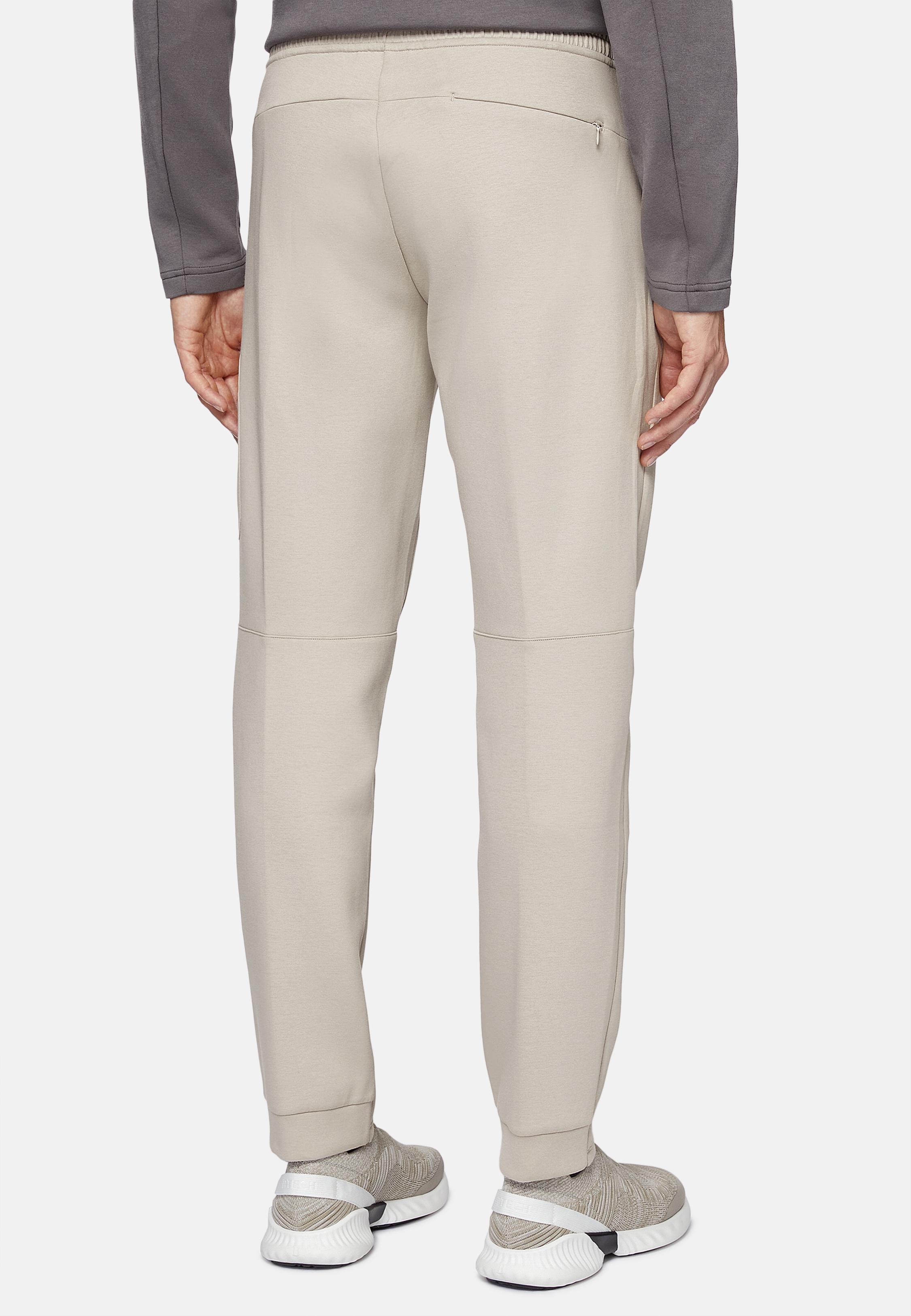 Solid Casual Full Length Trousers, Sand, Sand, large image number 4