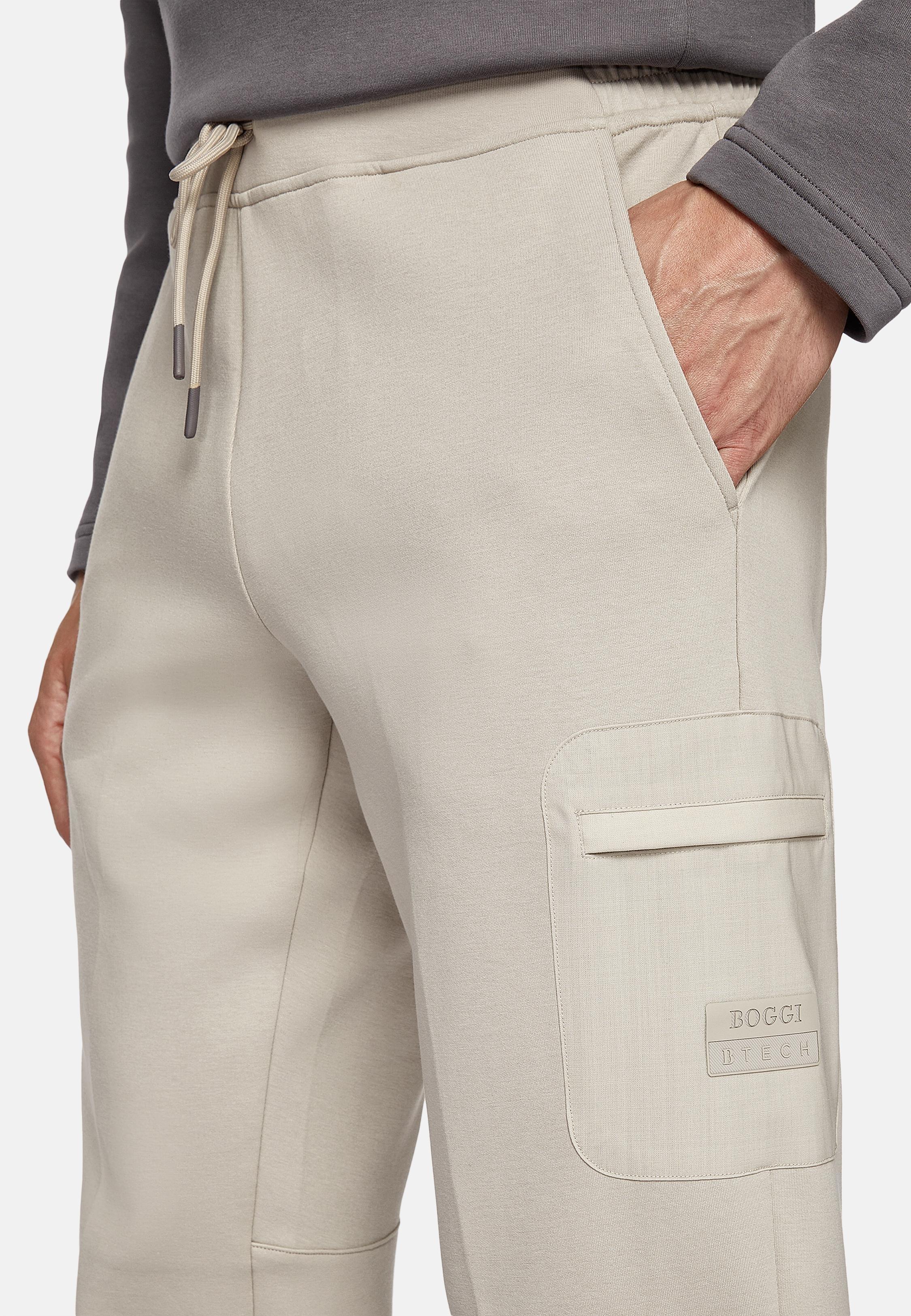 Solid Casual Full Length Trousers, Sand, Sand, large image number 6
