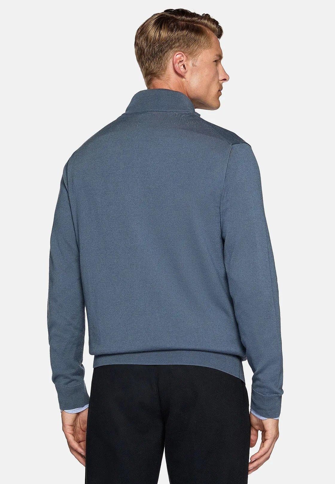 Blue Solid Long Jumper, Indigo, large image number 2