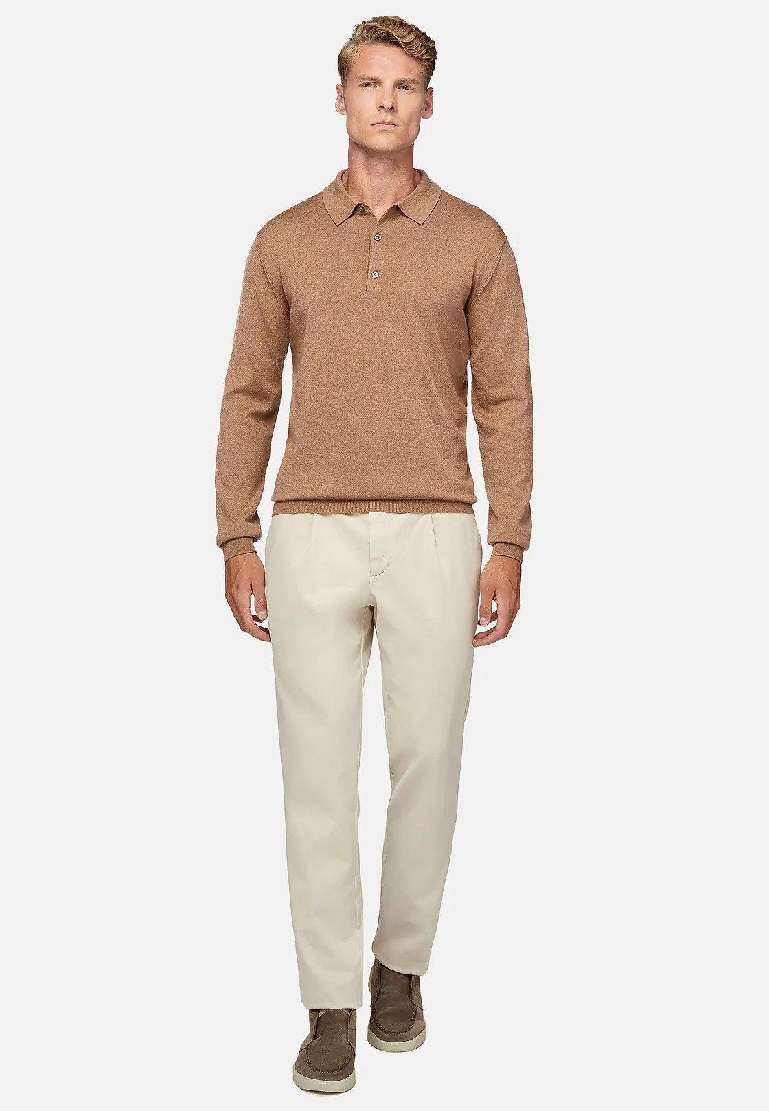 Brown Plain Knit Jumper, , large image number 0