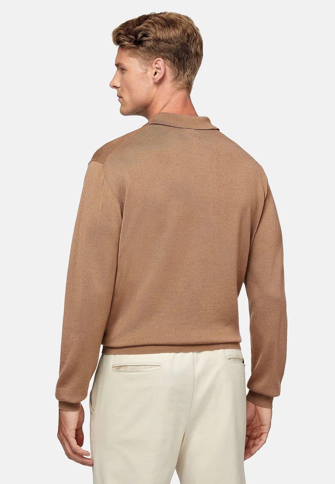 Brown Plain Knit Jumper, , large image number 2
