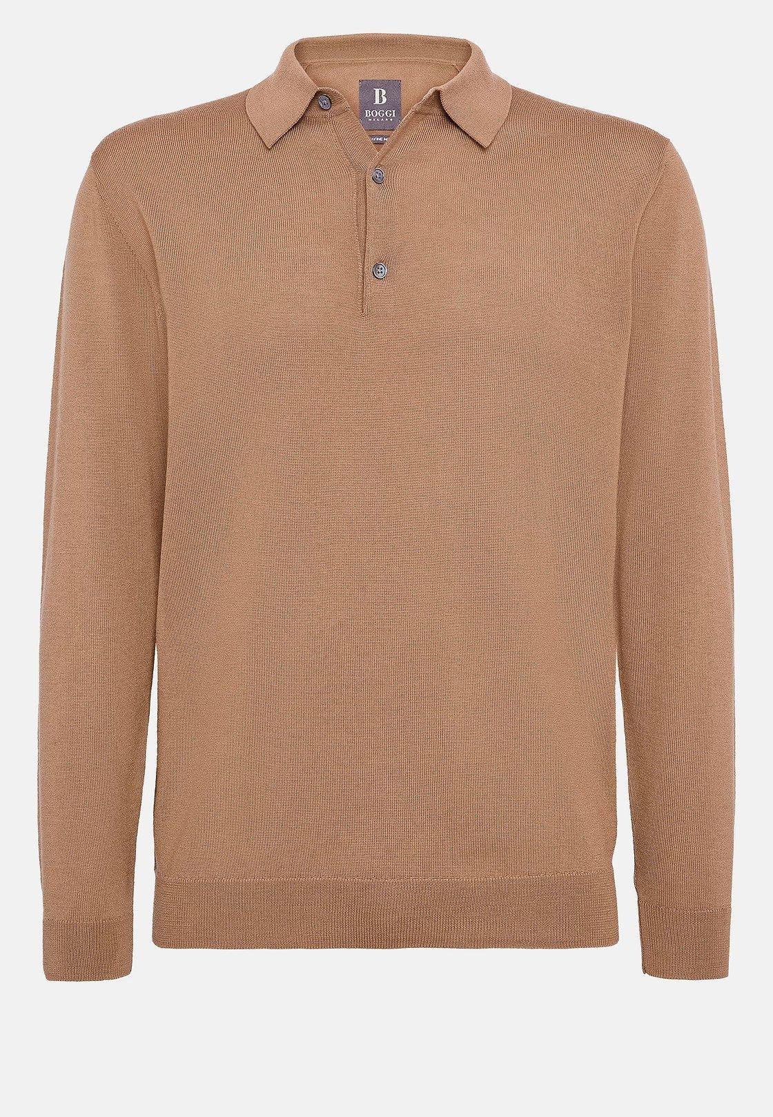 Brown Plain Knit Jumper, , large image number 4