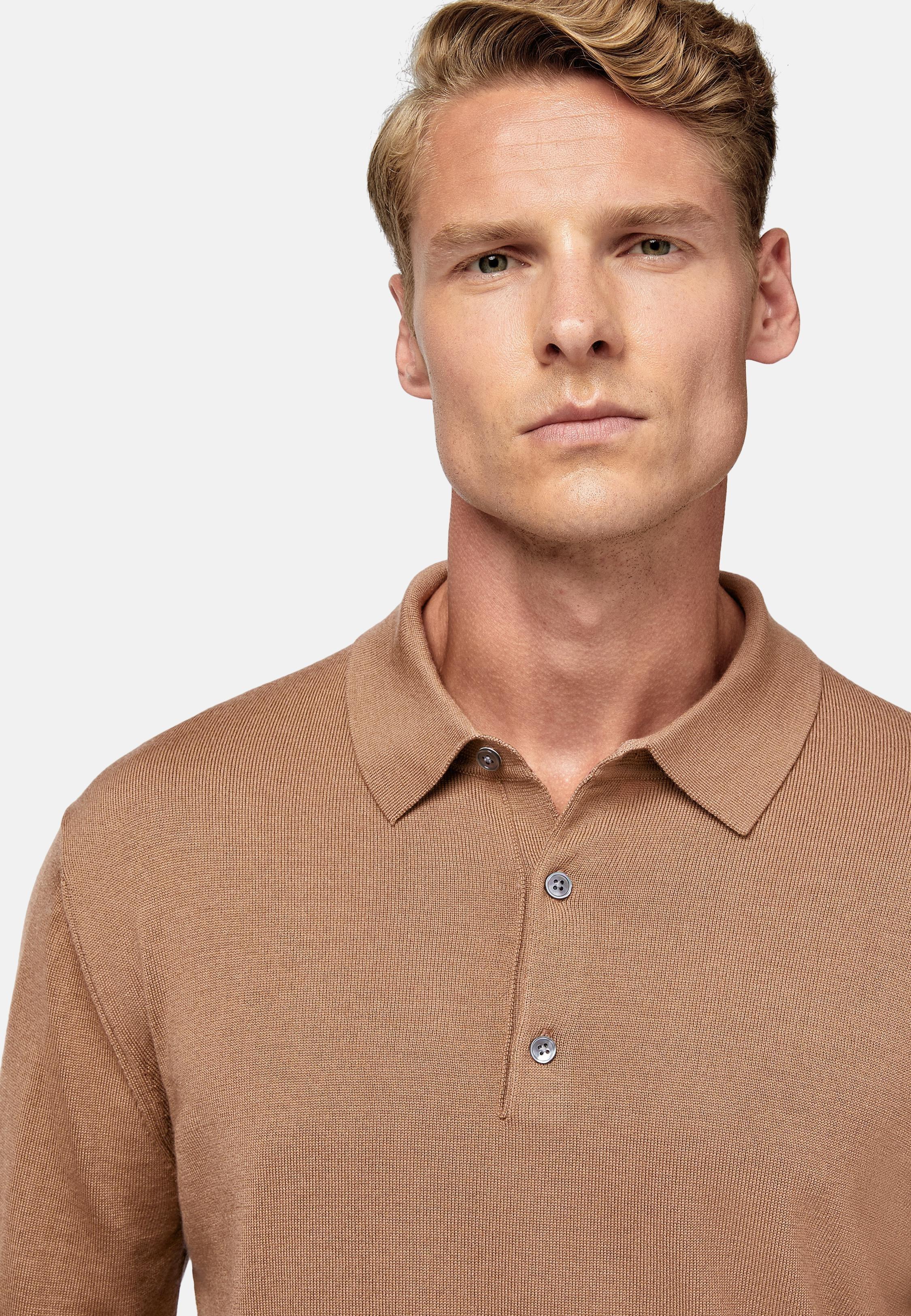 Brown Plain Knit Jumper, , large image number 5