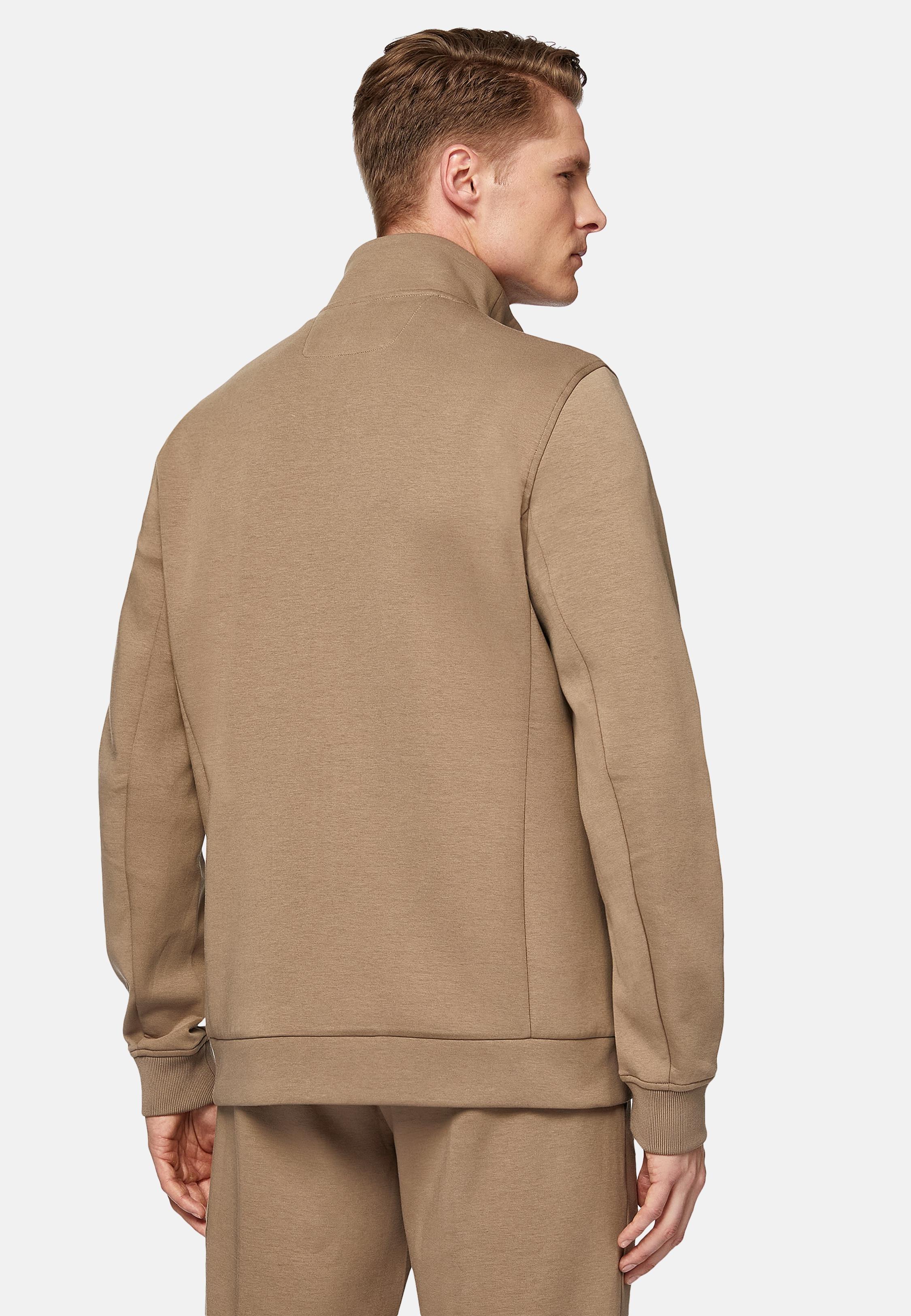 Beige B Tech Sweat jacket, , large image number 2