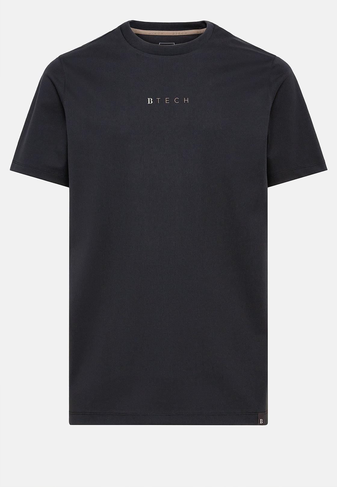 Black High-Performance Jersey T-Shirt, Charcoal, large image number 6