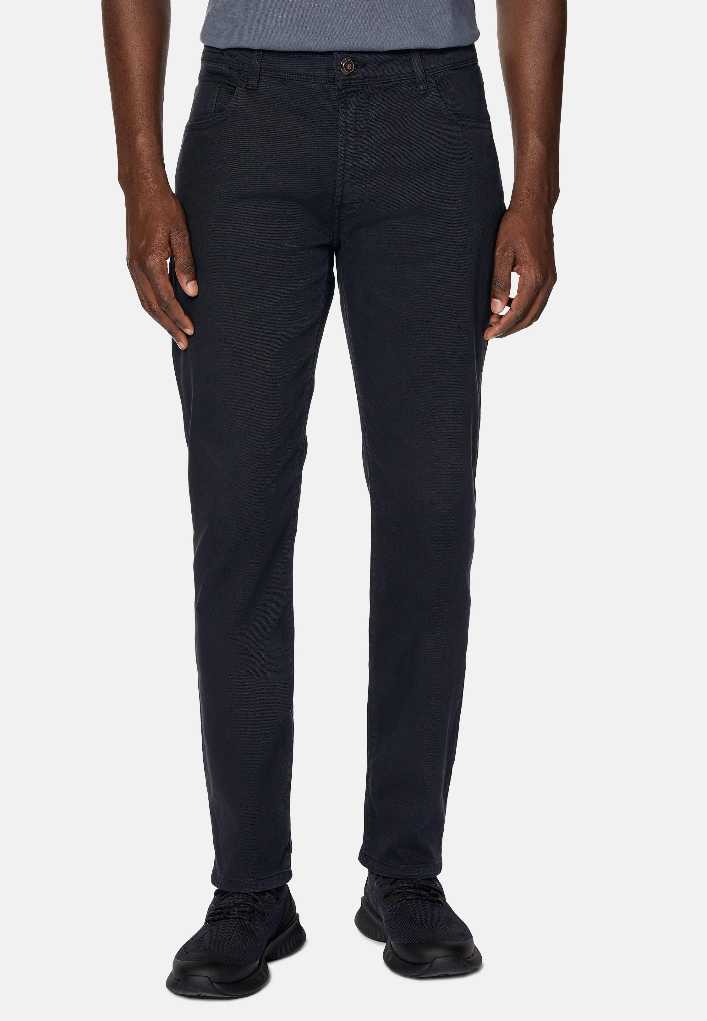 Blue Stretch Cotton Jeans, , large image number 0